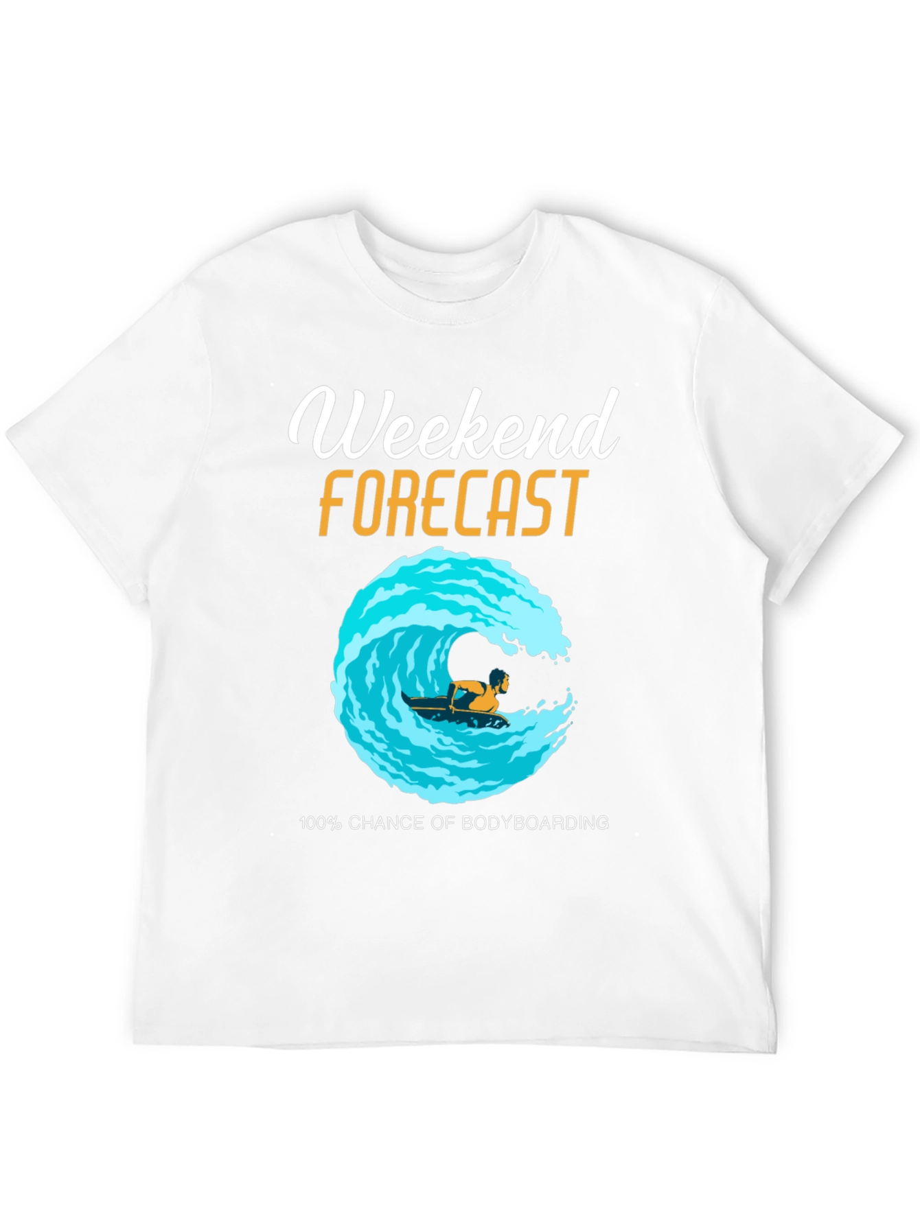 Weekend Bodyboarding Forecast T-Shirt