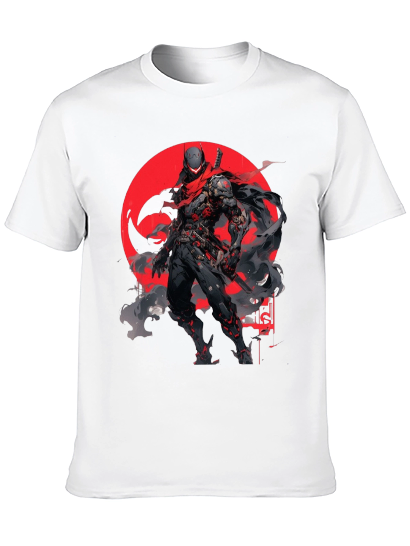 Cyber Ninja Black T-Shirt - Unique Graphic Tee