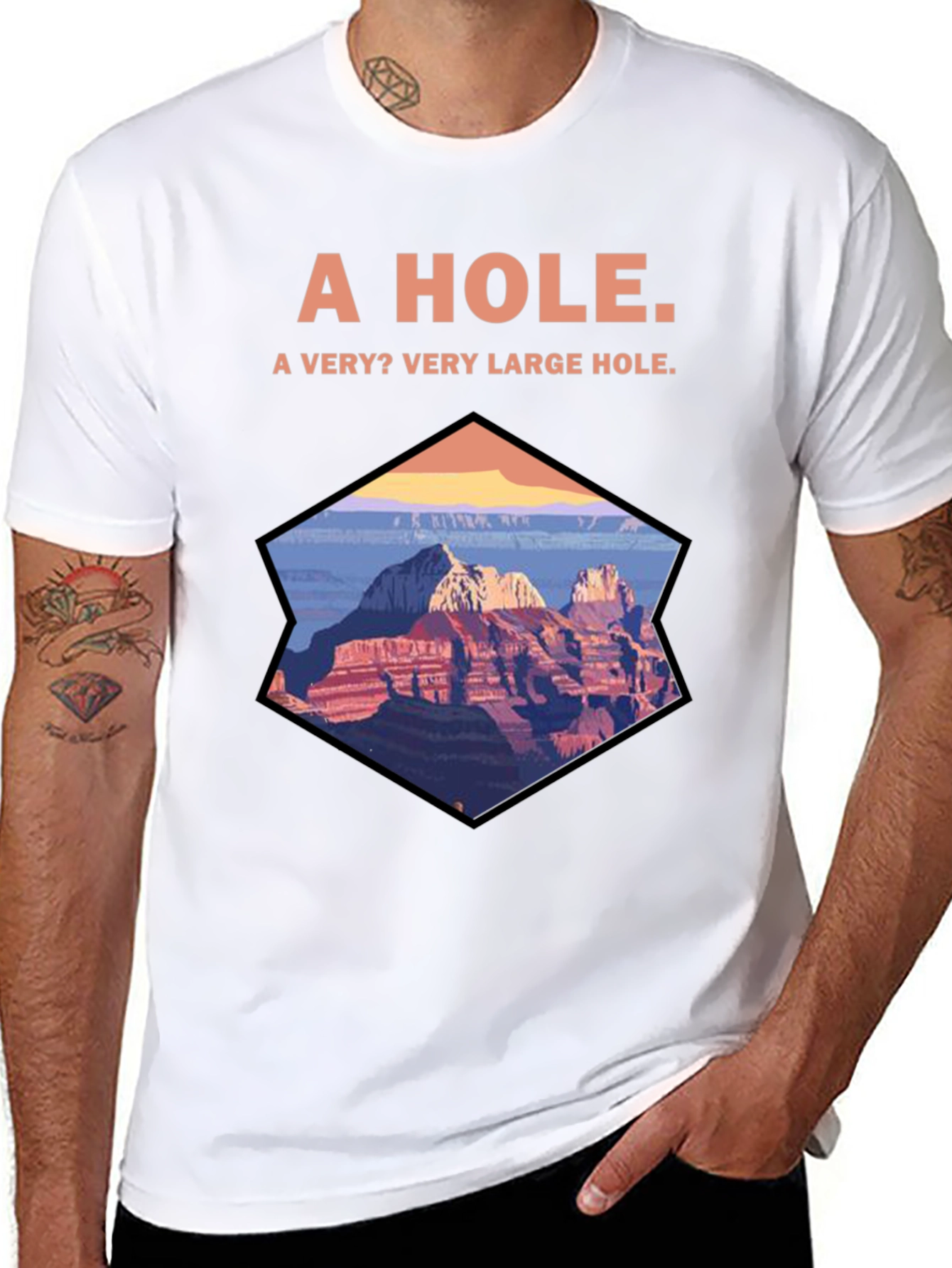 Grand Canyon A Hole Graphic T-Shirt
