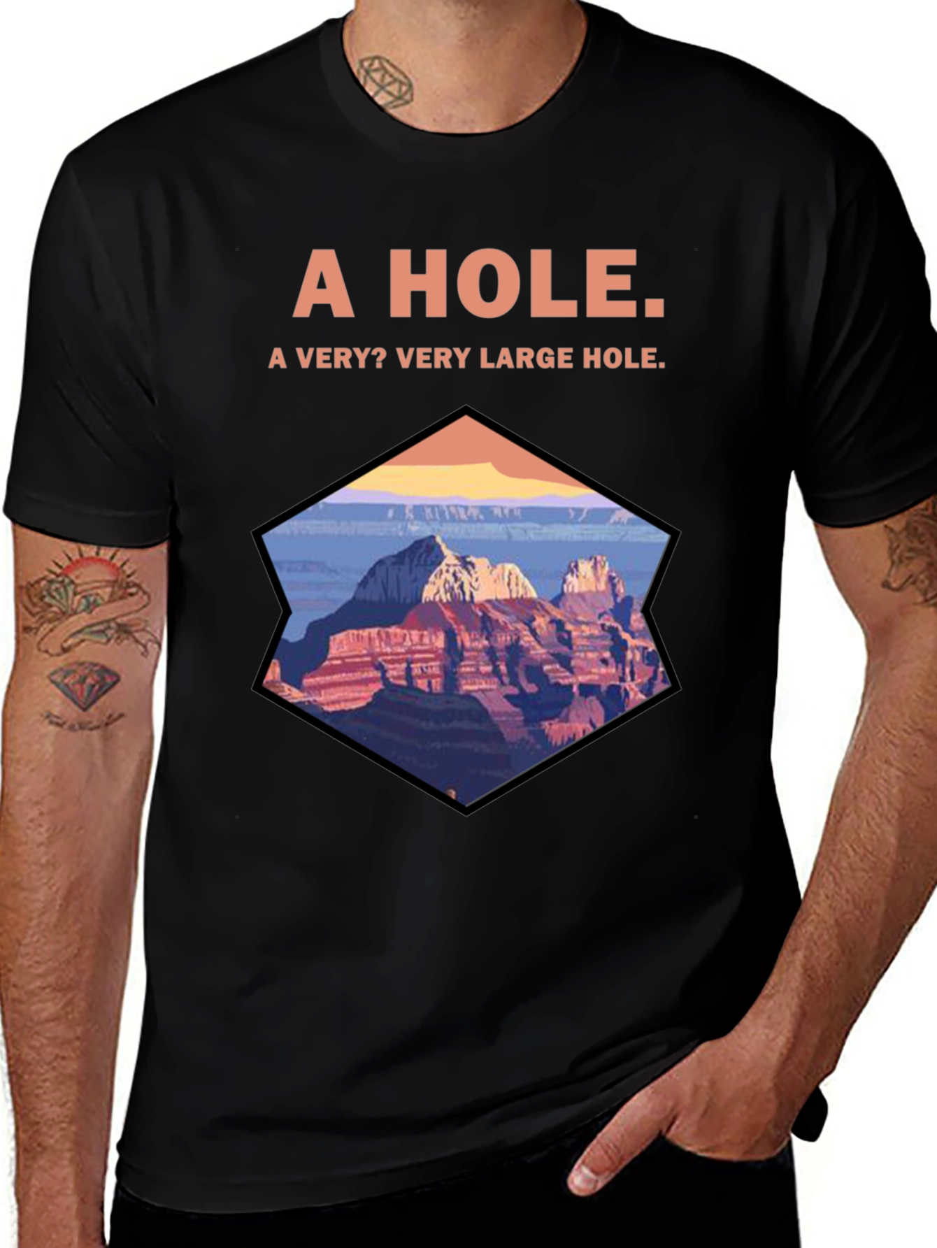 Grand Canyon A Hole Graphic T-Shirt