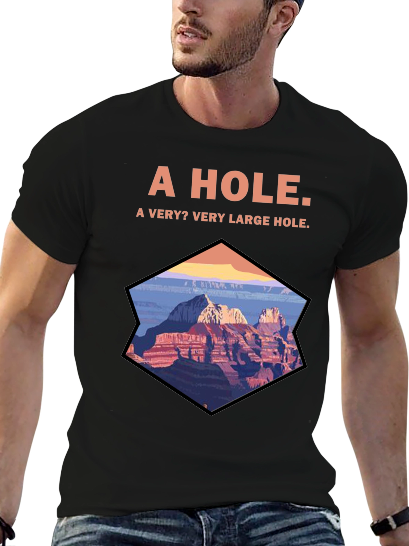Grand Canyon A Hole Graphic T-Shirt