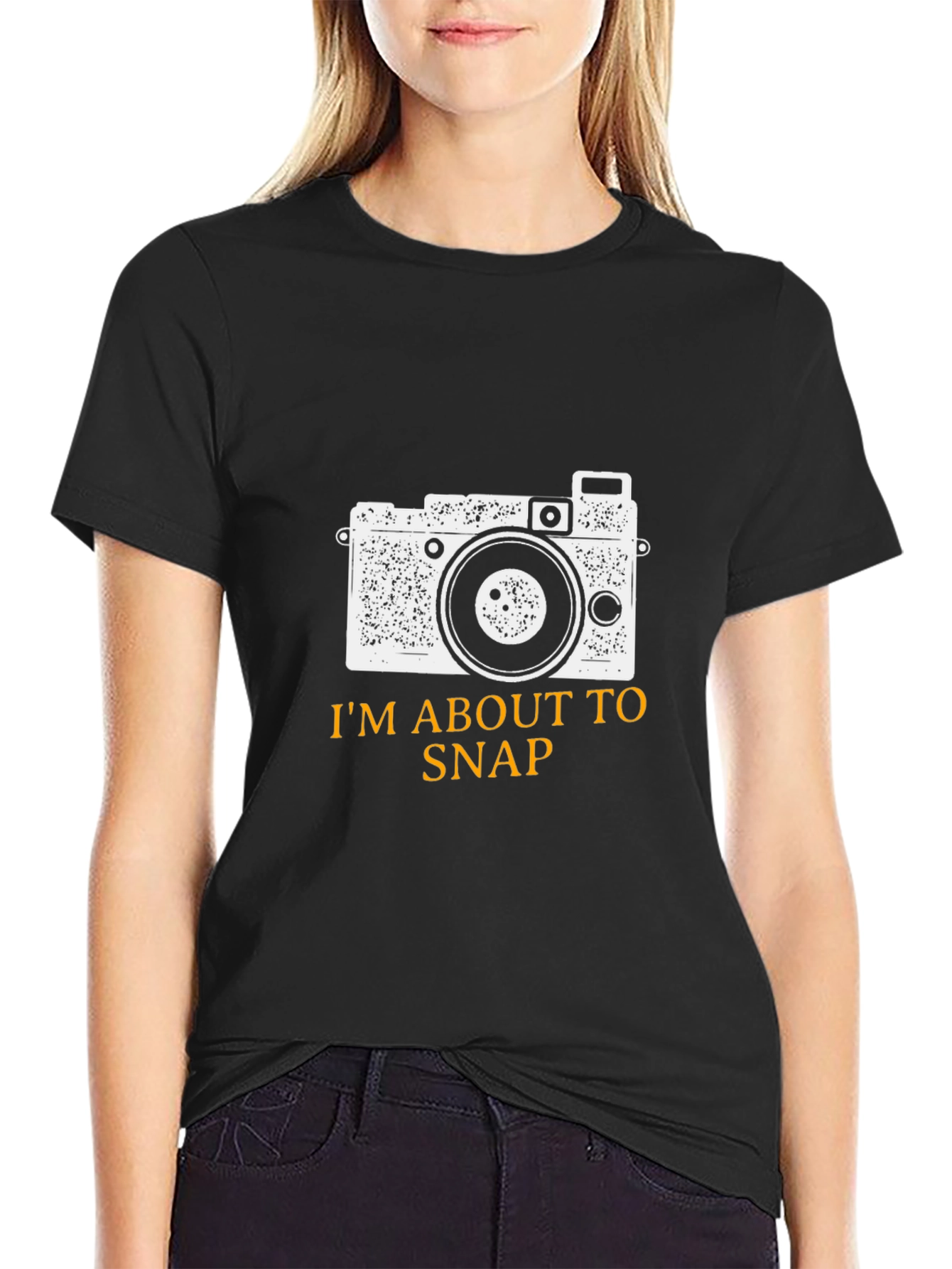 Im About to Snap Camera Graphic T-Shirt