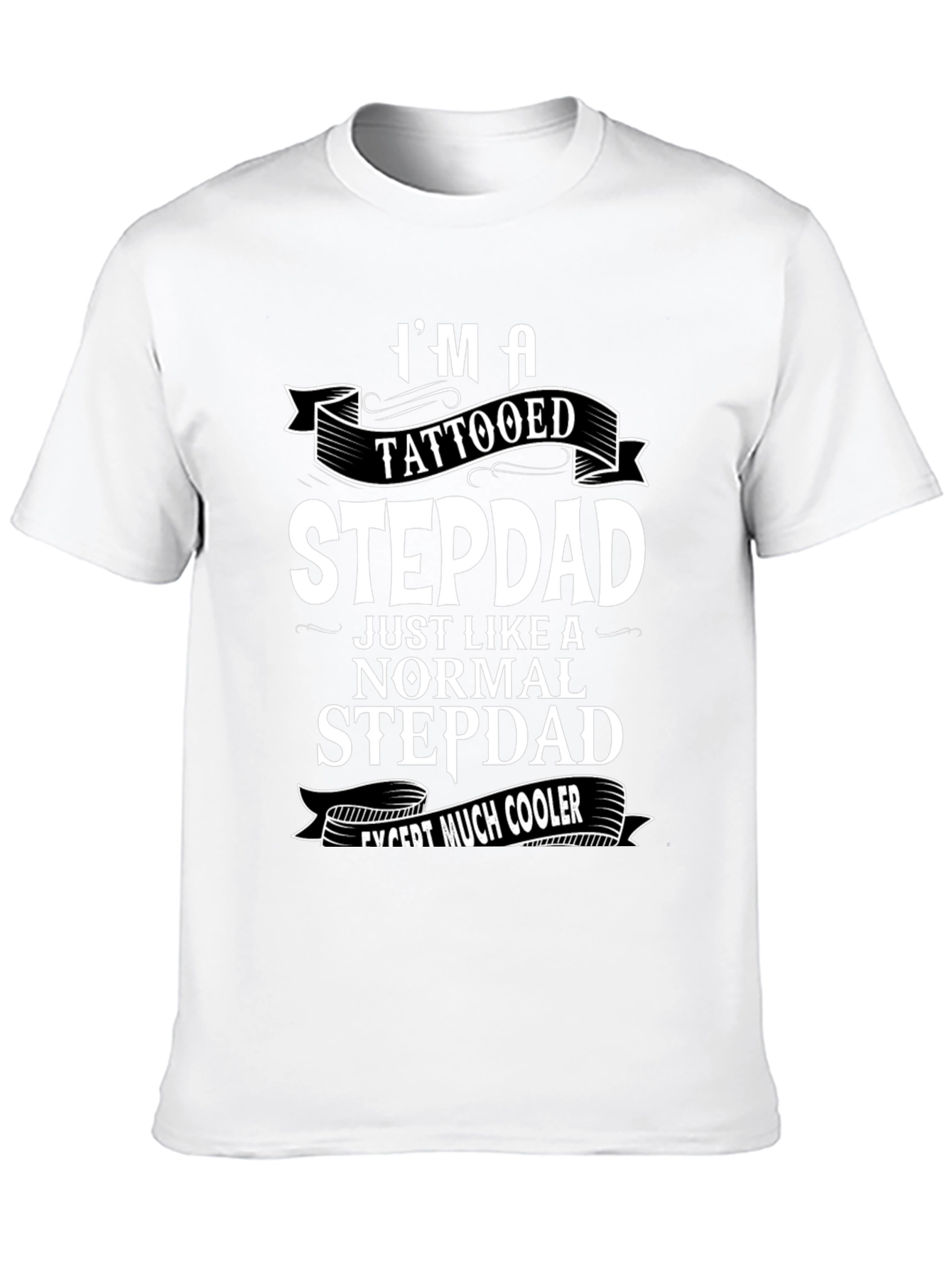 Tattooed Stepdad T-Shirt - Cool Graphic Tee