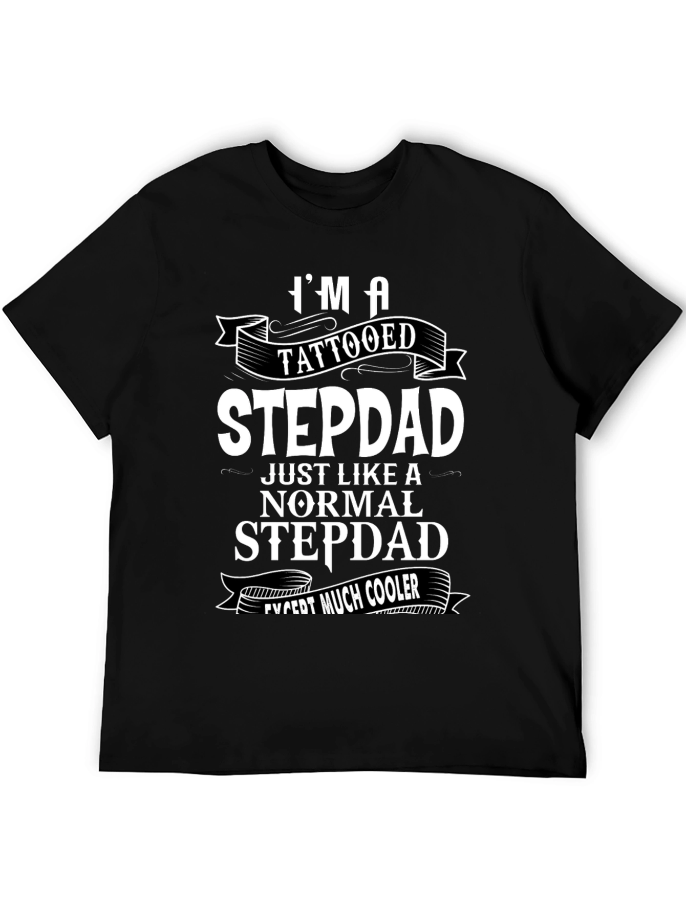 Tattooed Stepdad T-Shirt - Cool Graphic Tee