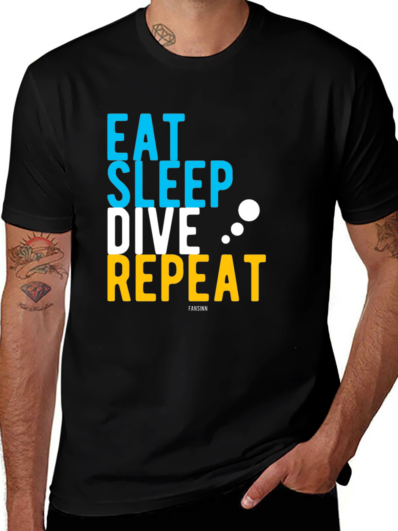 Eat Sleep Dive Repeat T-Shirt | Scuba Diving Apparel