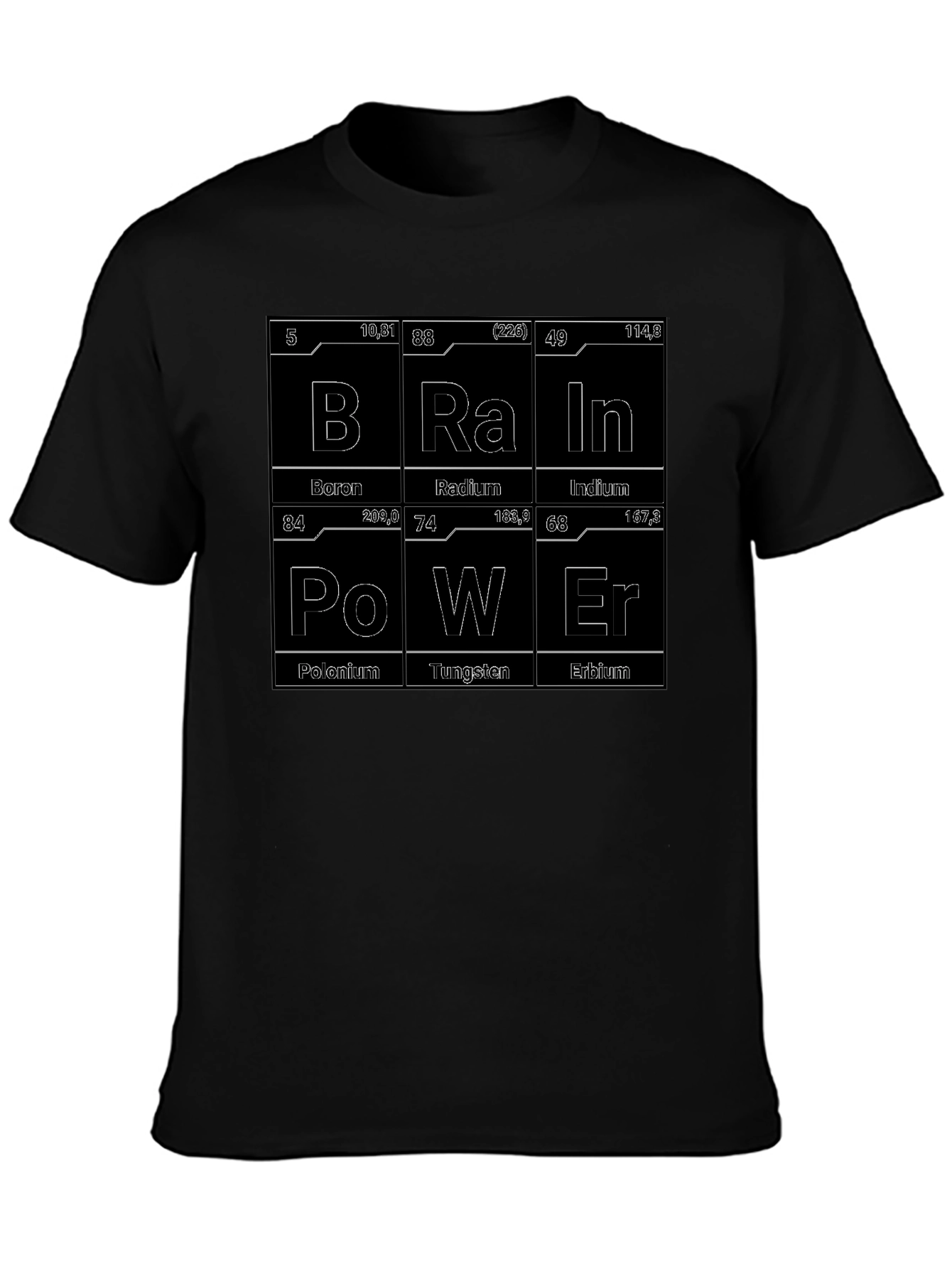 Brain Power Periodic Table T-Shirt