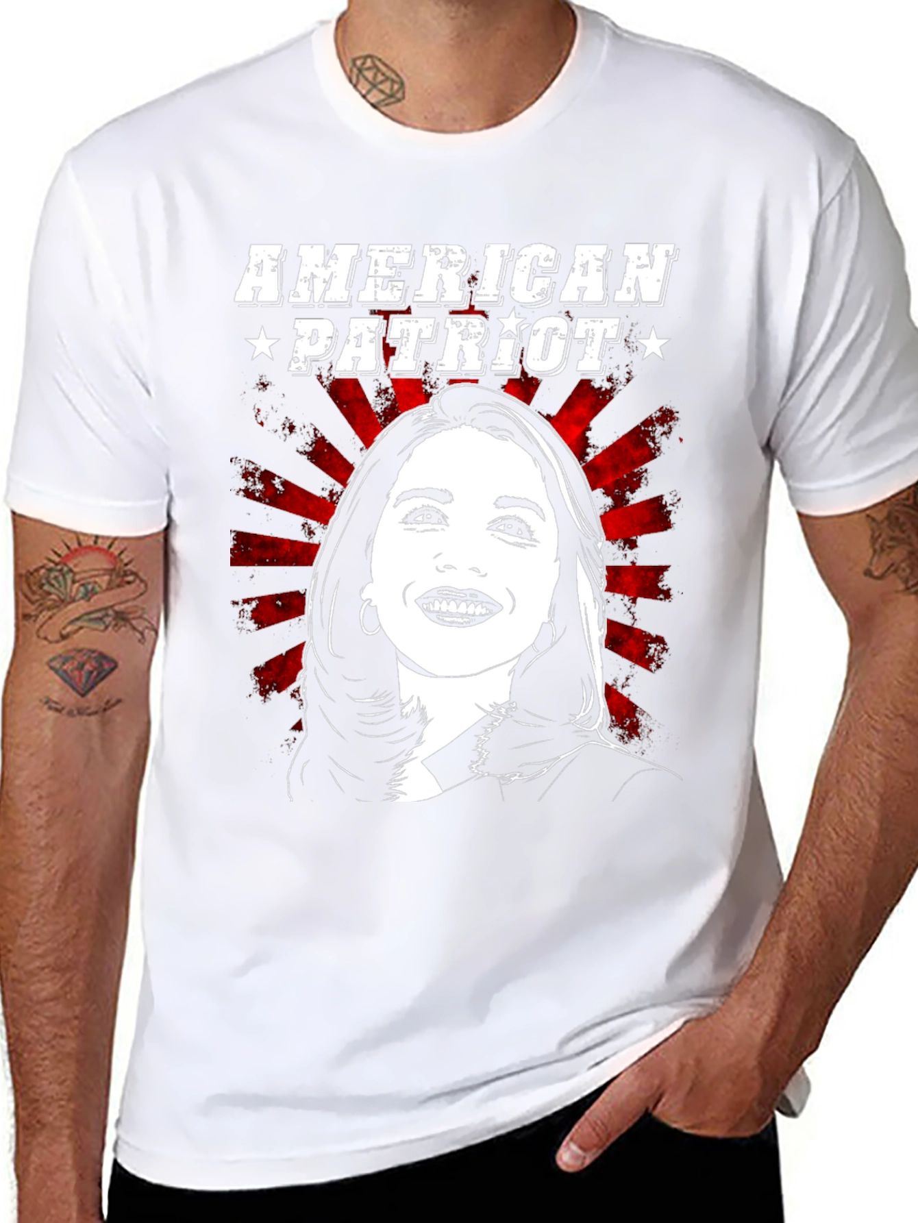 American Patriot Graphic T-Shirt