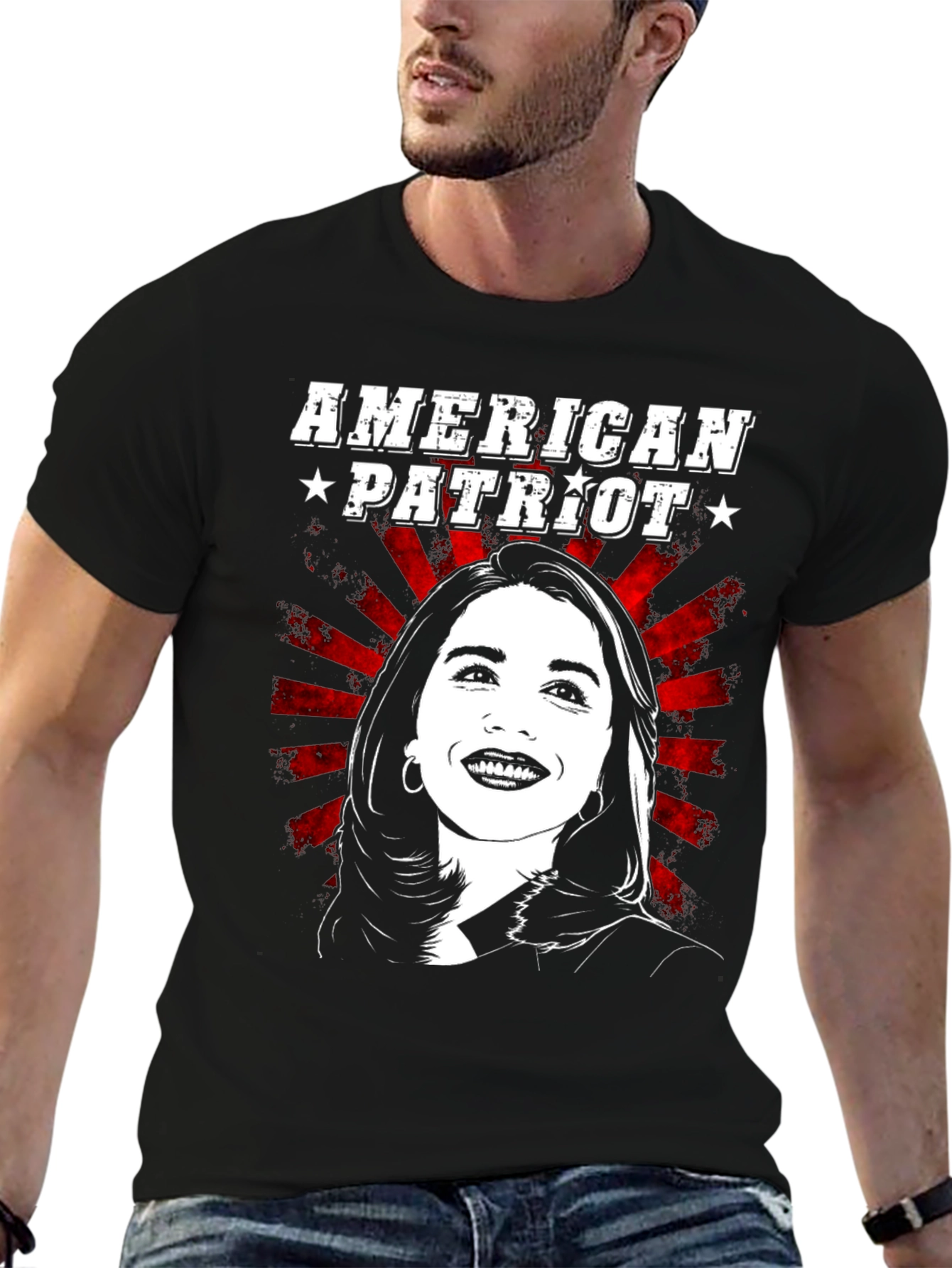 American Patriot Graphic T-Shirt