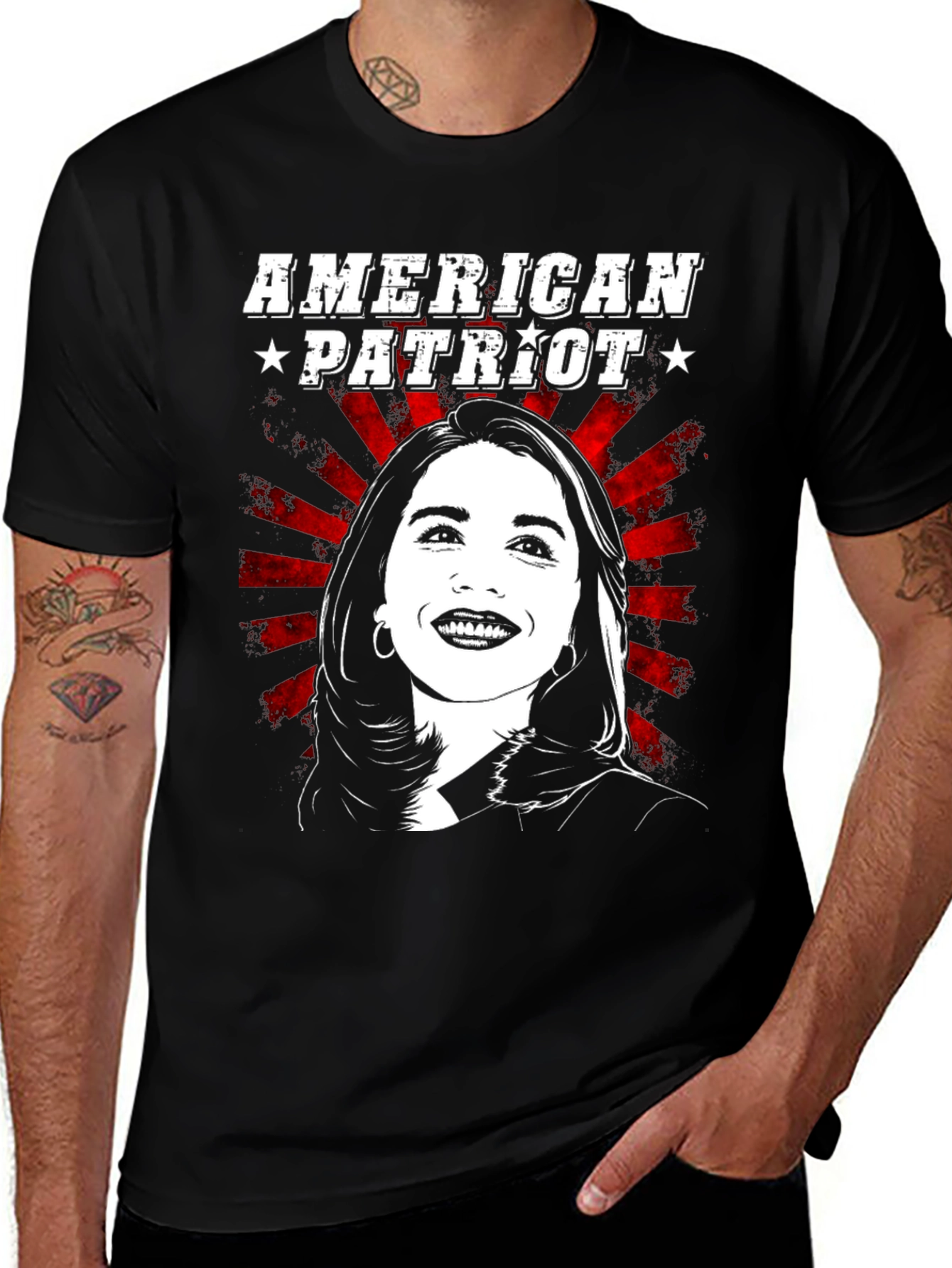 American Patriot Graphic T-Shirt