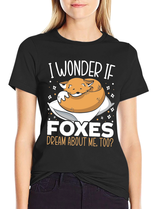 Fox Dream Graphic Tee - I Wonder If Foxes Dream?