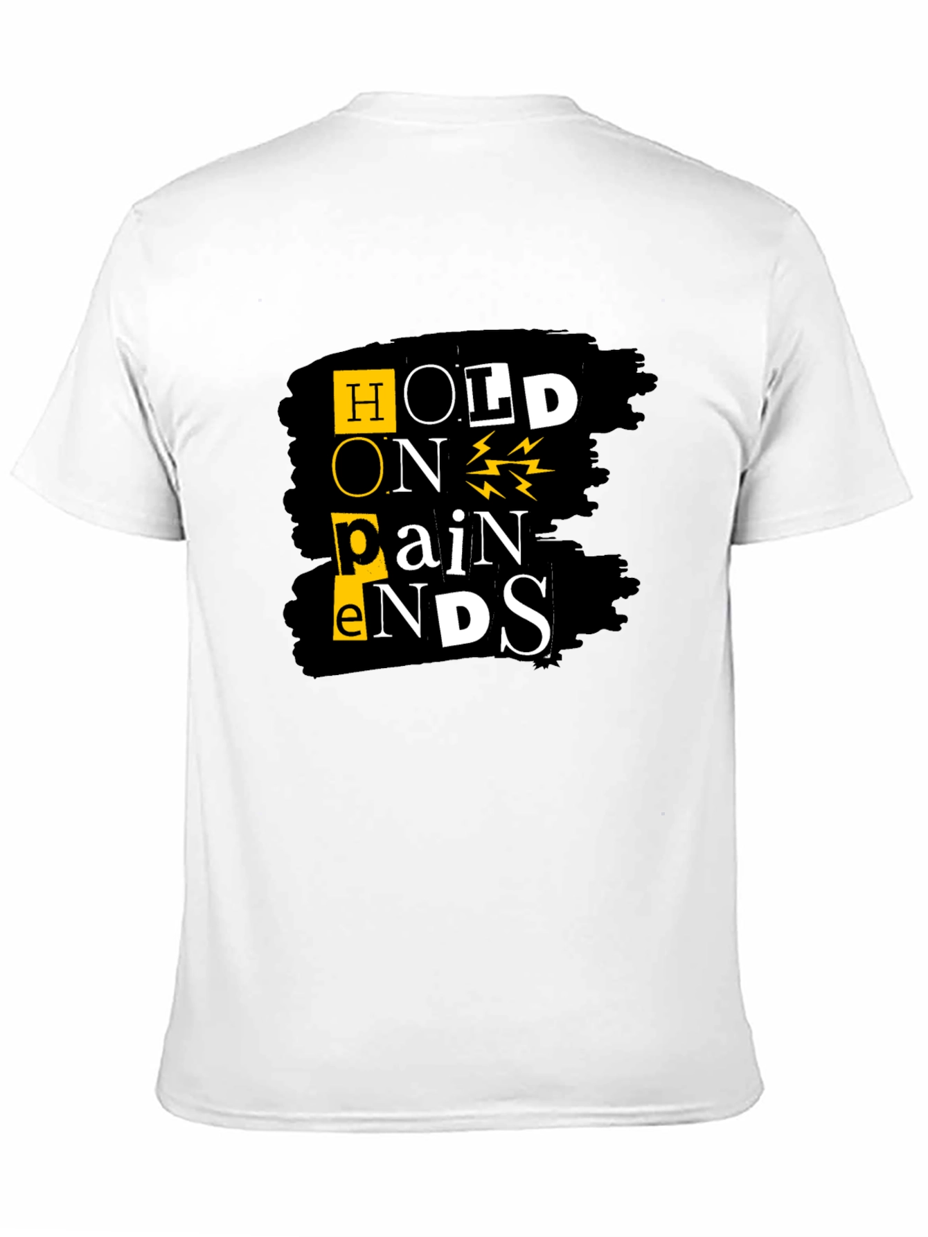 Hope Pain Ends Graphic Tee - Black