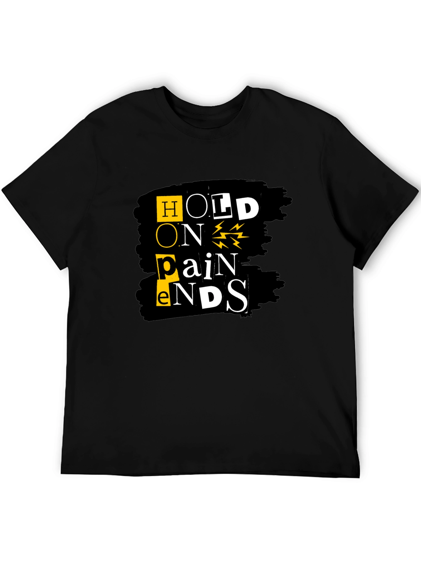 Hope Pain Ends Graphic Tee - Black
