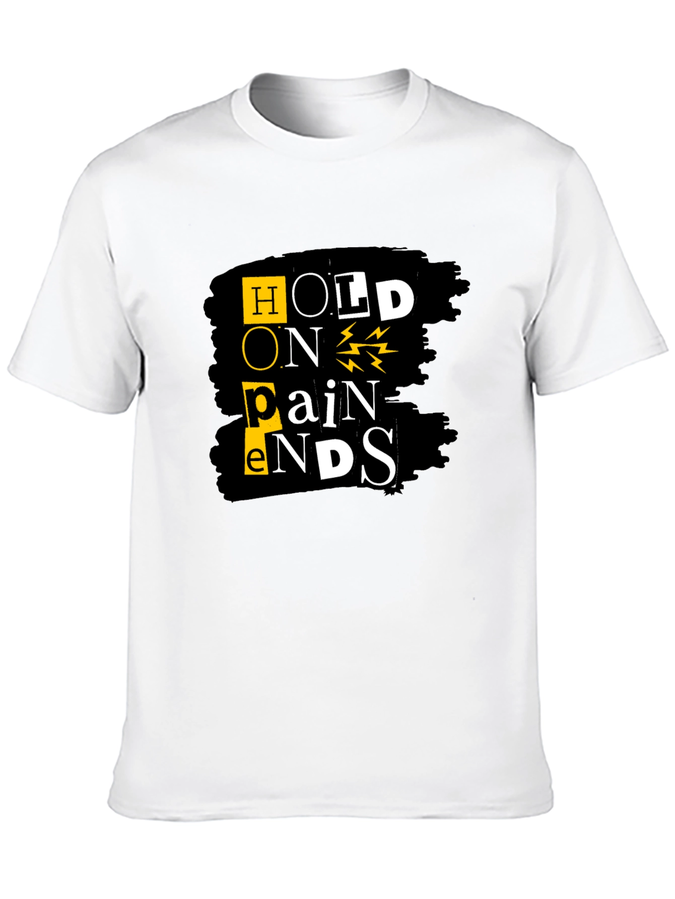Hope Pain Ends Graphic Tee - Black