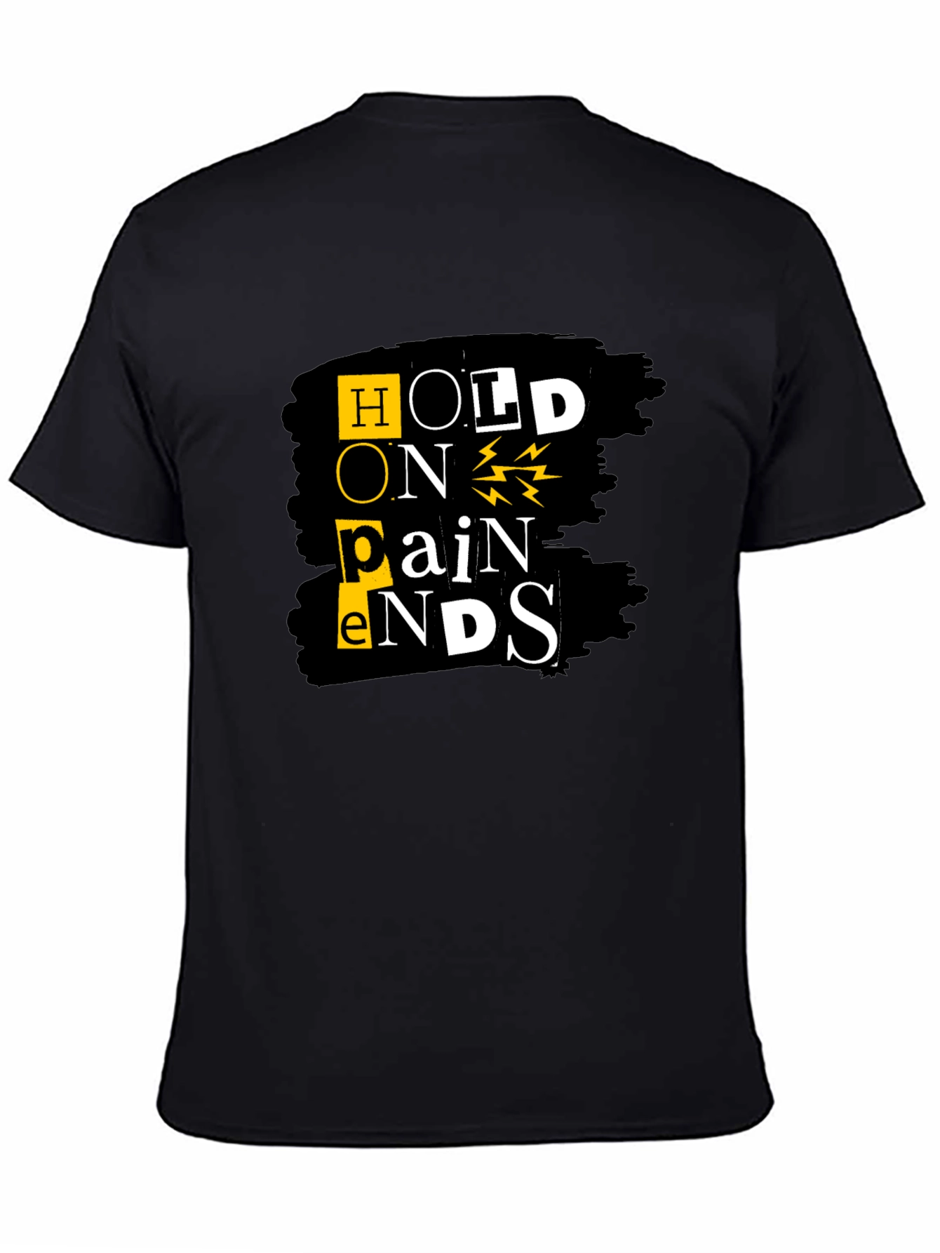 Hope Pain Ends Graphic Tee - Black