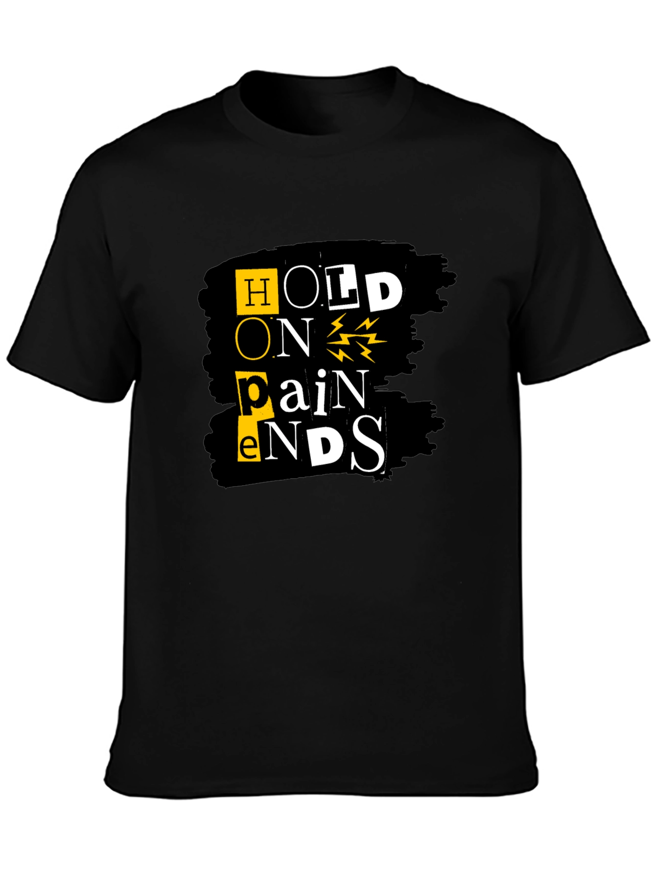 Hope Pain Ends Graphic Tee - Black
