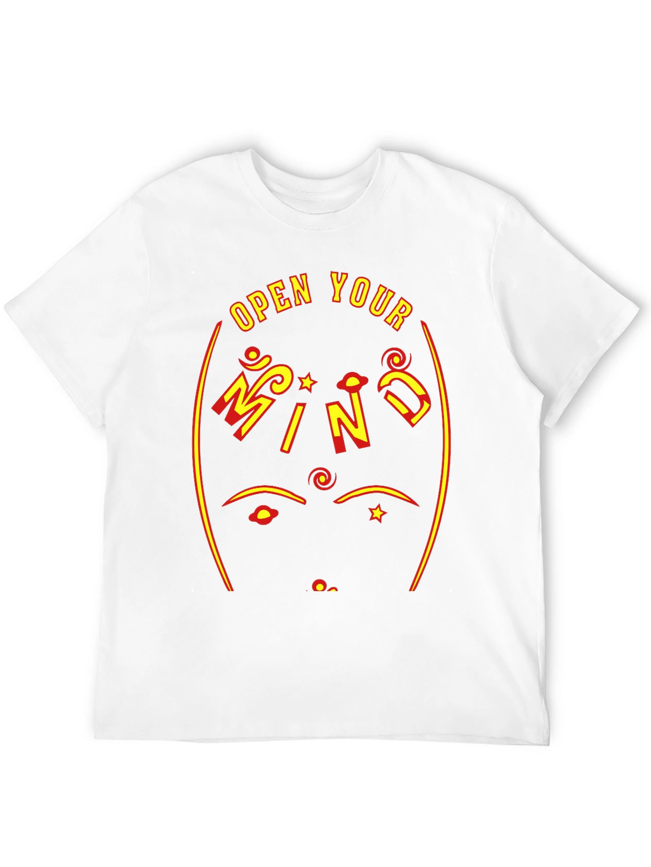 Open Your Mind Graphic Tee - Black T-Shirt