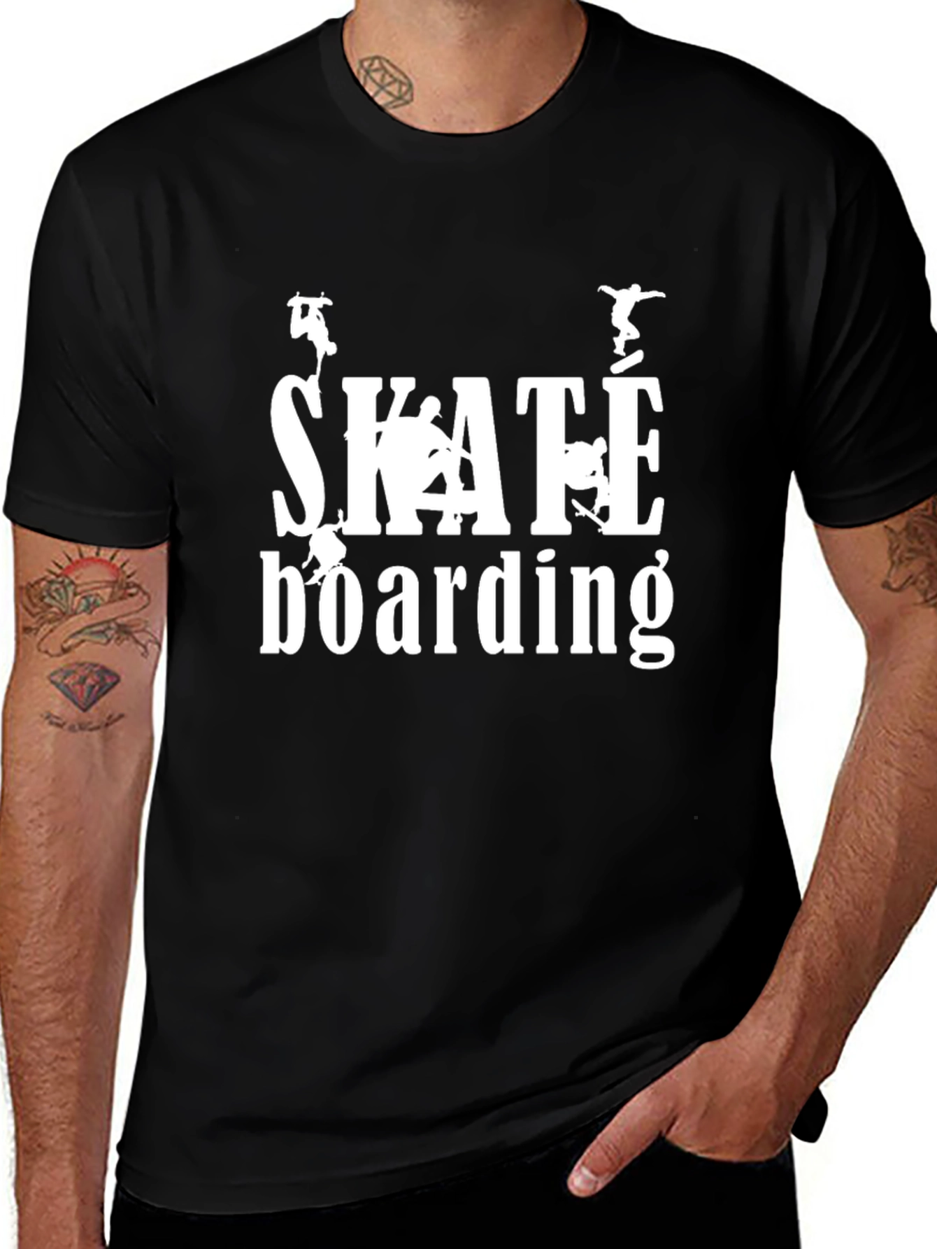 Skateboarding Graphic T-Shirt