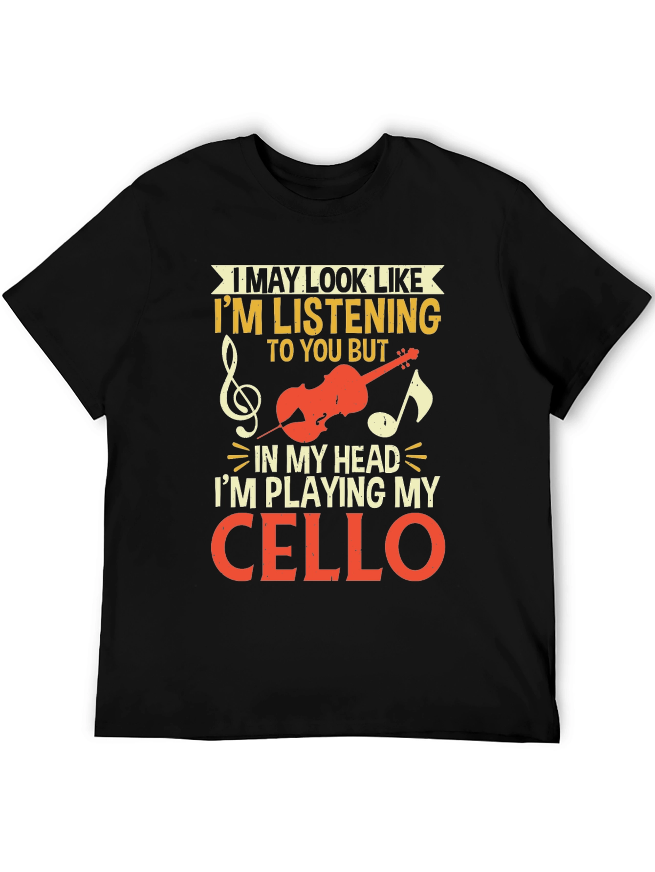 Cello Player T-Shirt: Musician Novelty Tee