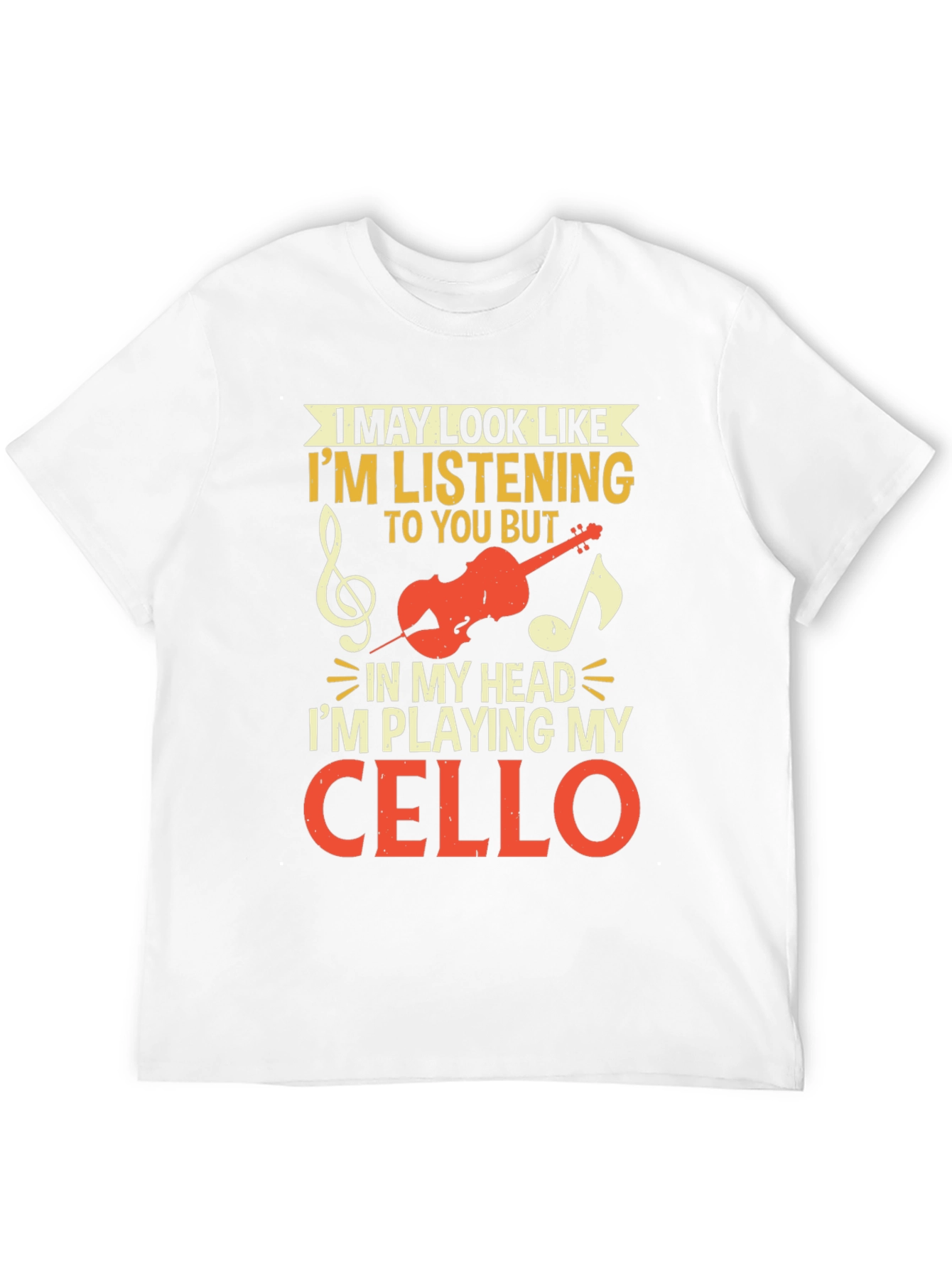 Cello Player T-Shirt: Musician Novelty Tee