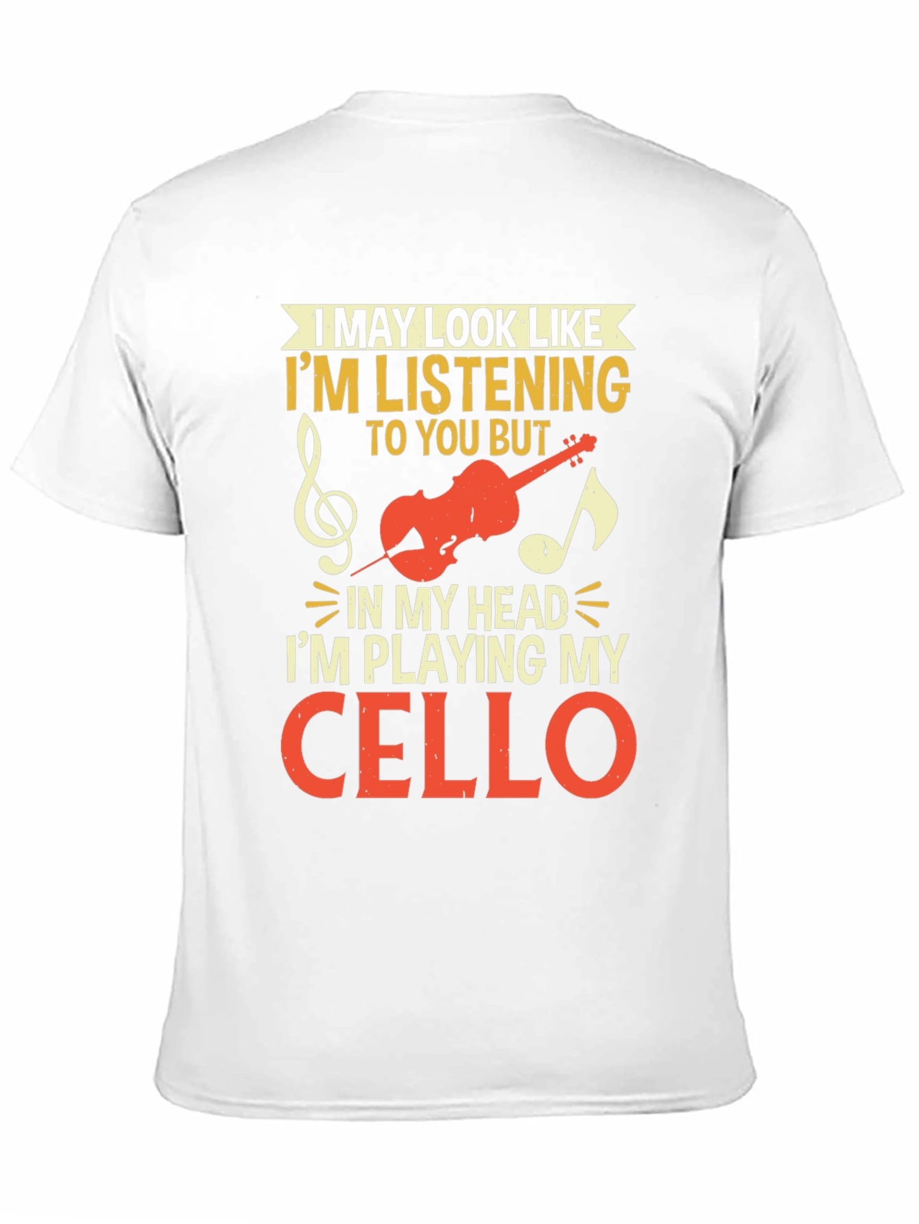 Cello Player T-Shirt: Musician Novelty Tee