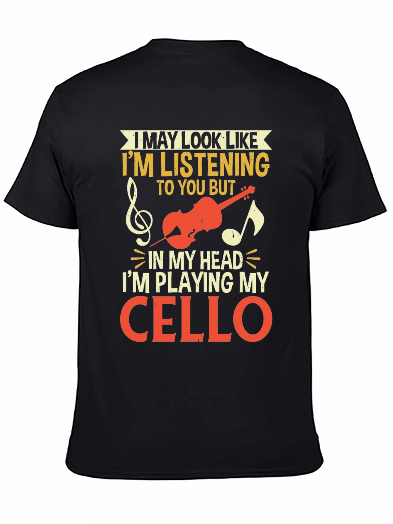 Cello Player T-Shirt: Musician Novelty Tee