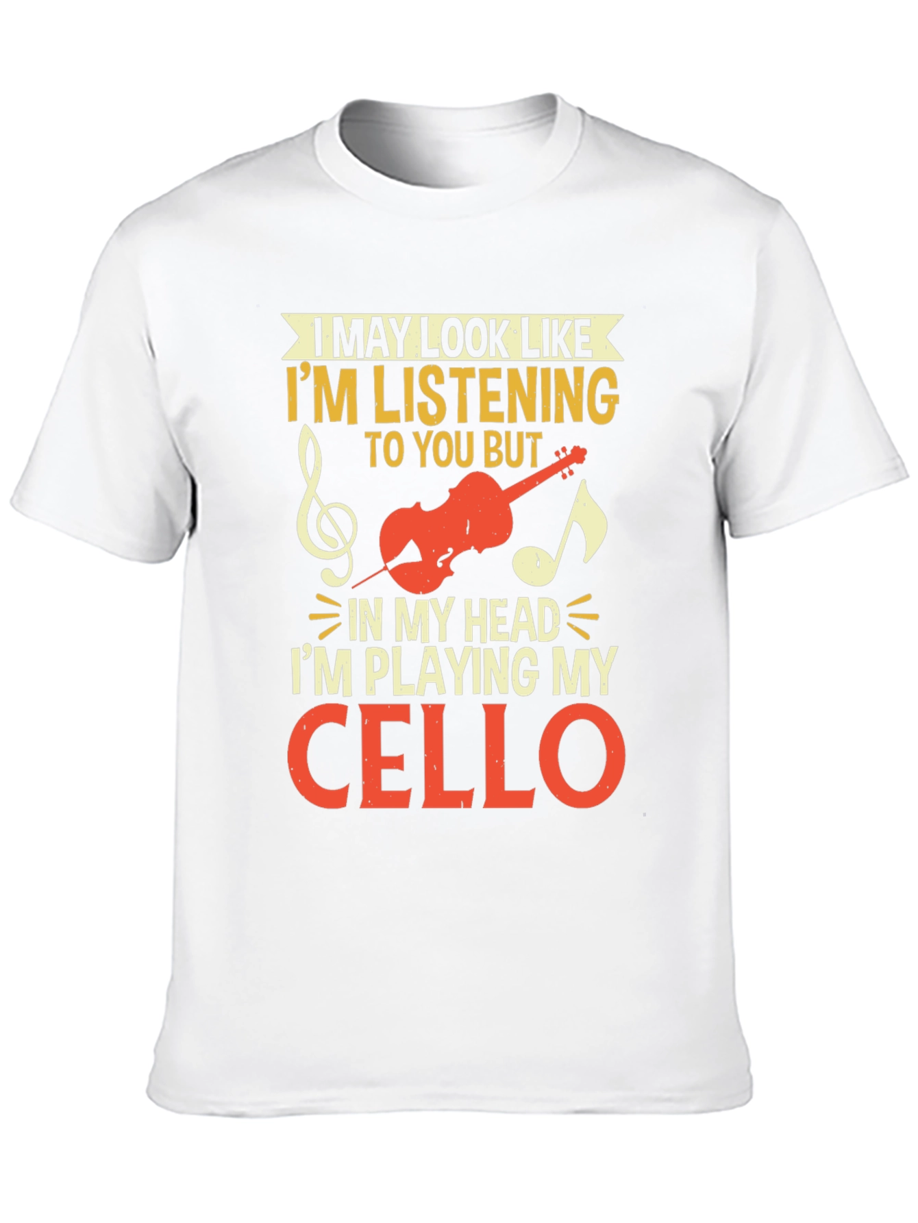 Cello Player T-Shirt: Musician Novelty Tee