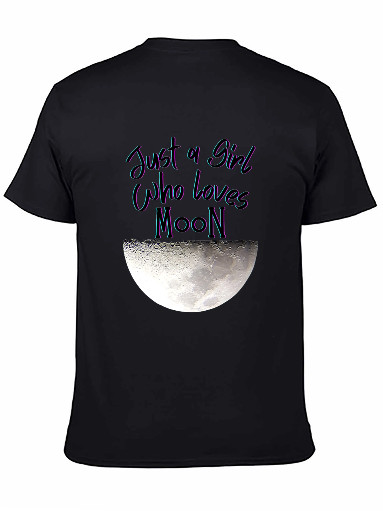 Just a Girl Who Loves Moon Graphic T-Shirt