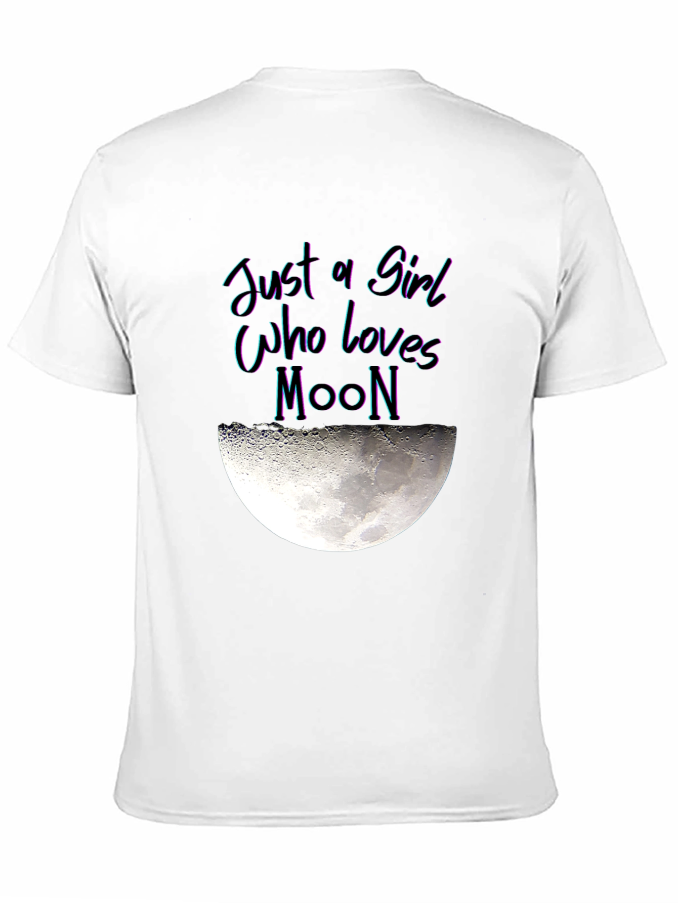 Just a Girl Who Loves Moon Graphic T-Shirt