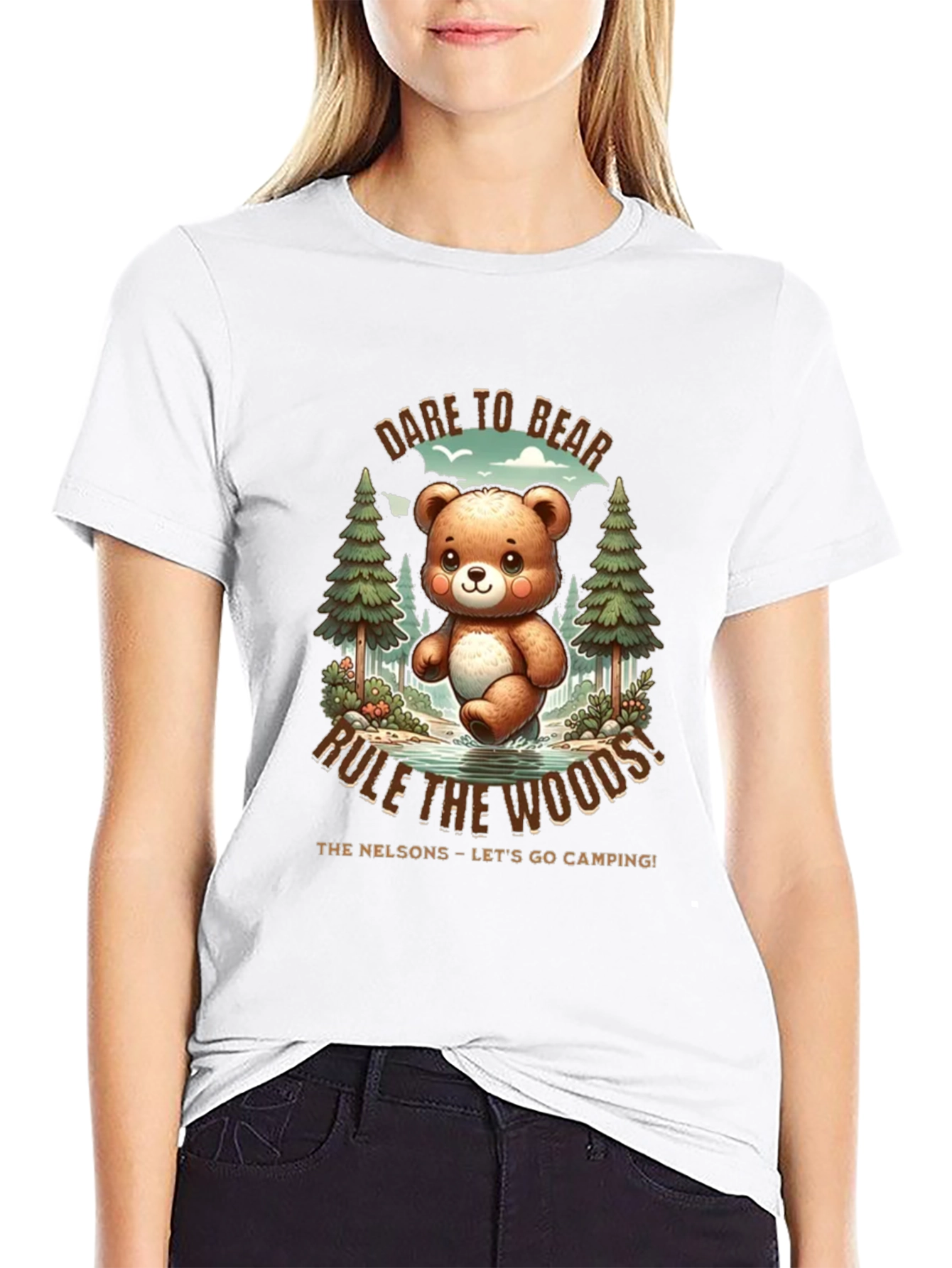 Dare to Bear T-Shirt - Camping Fun!