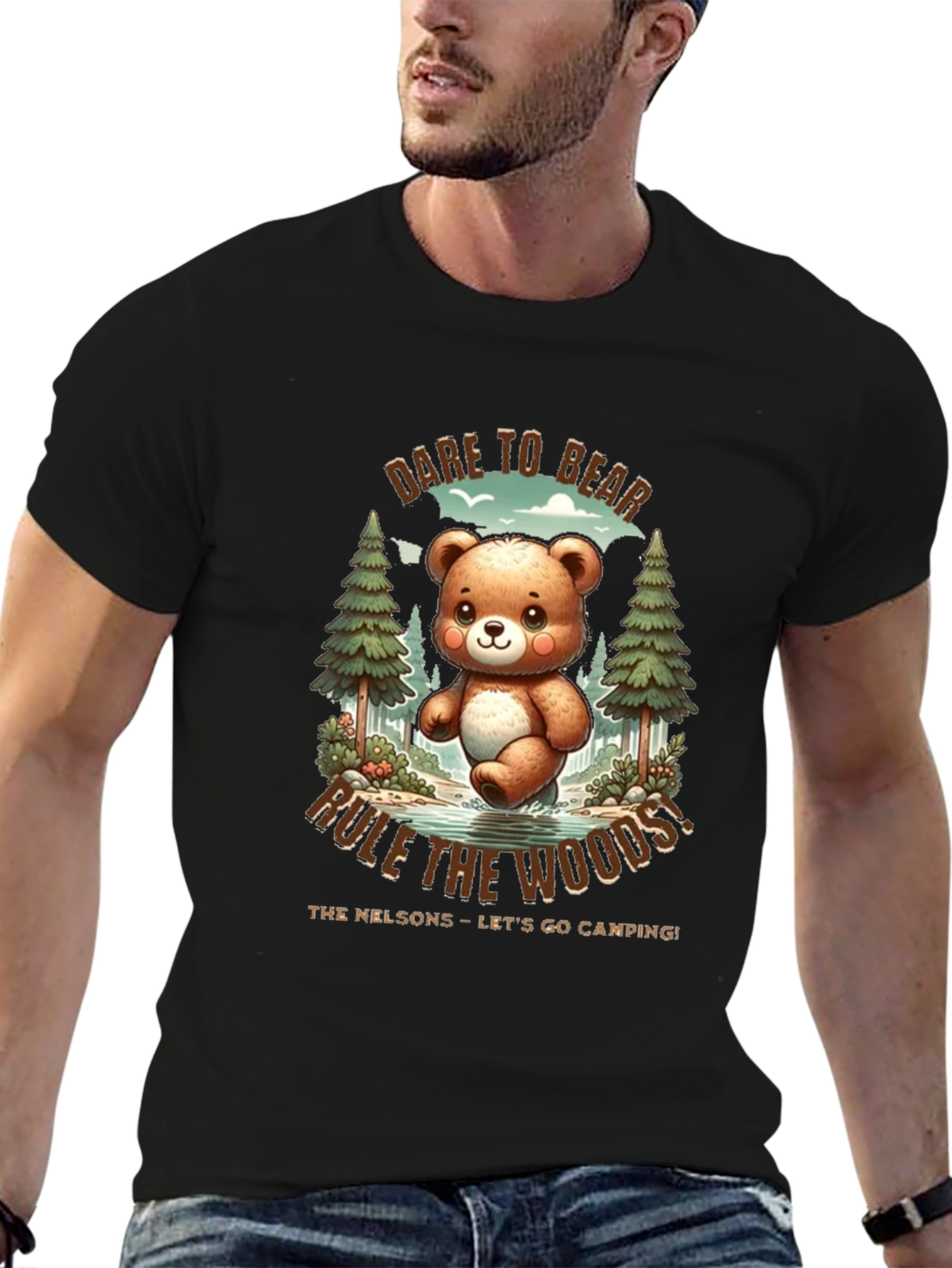 Dare to Bear T-Shirt - Camping Fun!