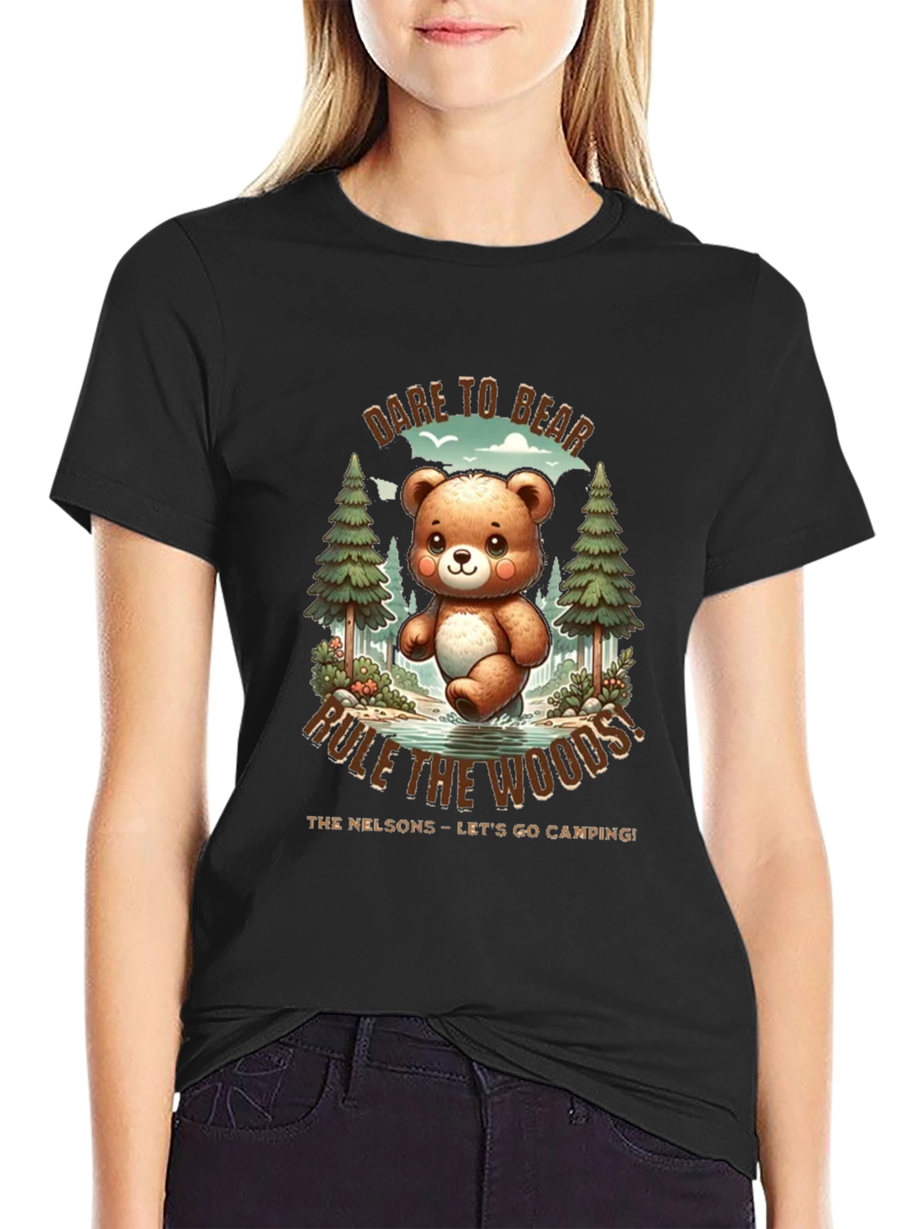 Dare to Bear T-Shirt - Camping Fun!