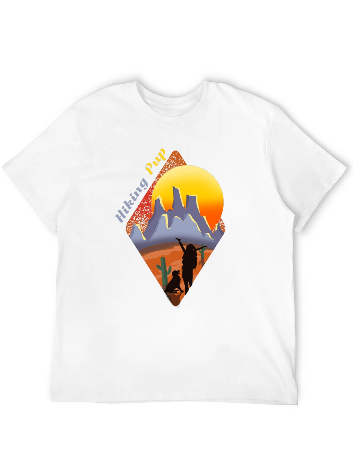 Hiking Pup Graphic Tee - Adventure Awaits!