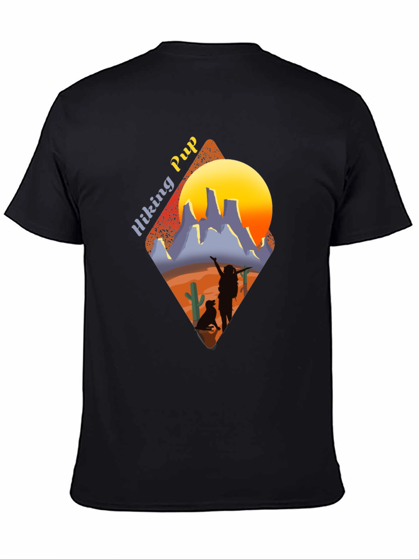 Hiking Pup Graphic Tee - Adventure Awaits!