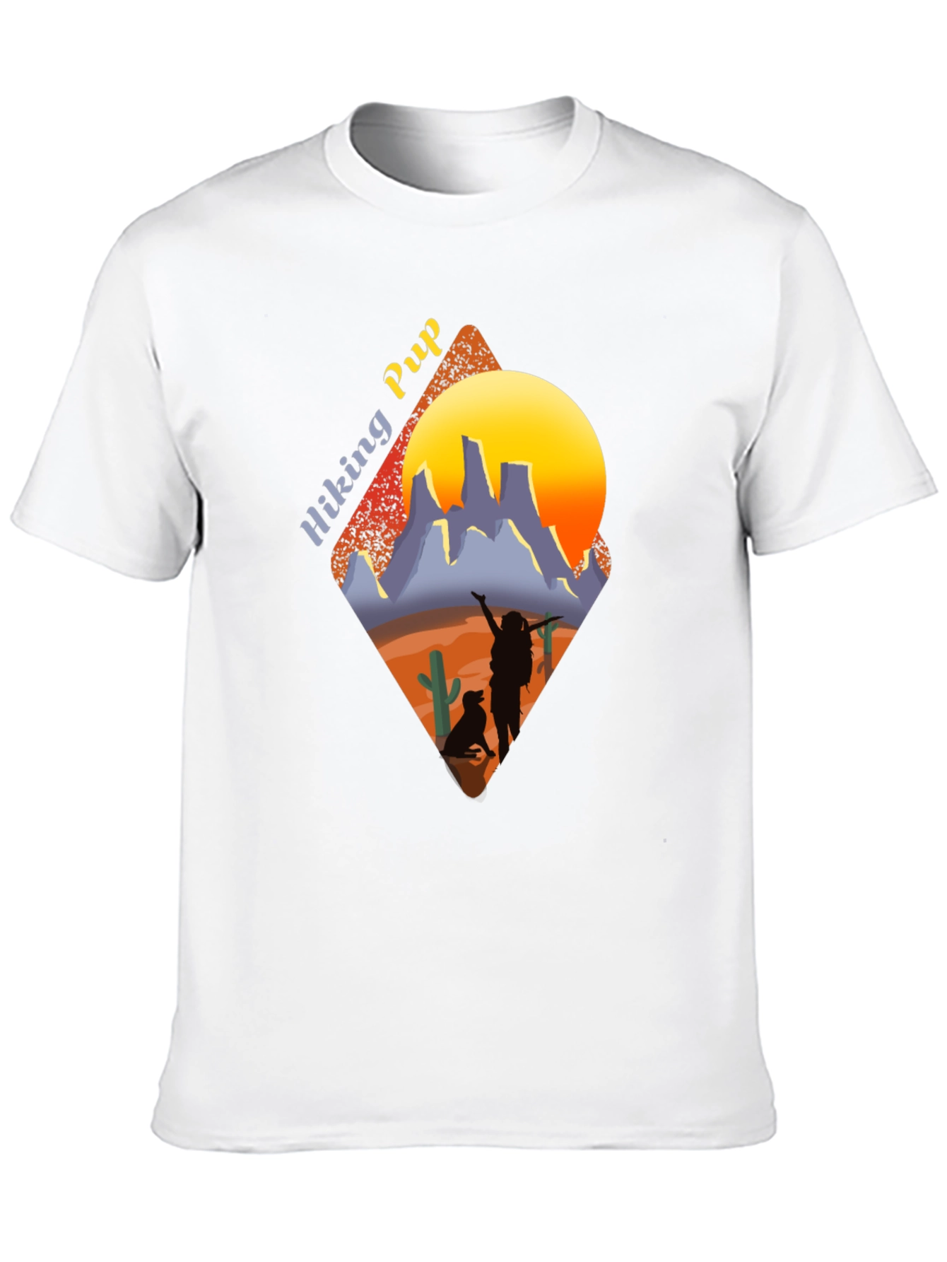 Hiking Pup Graphic Tee - Adventure Awaits!