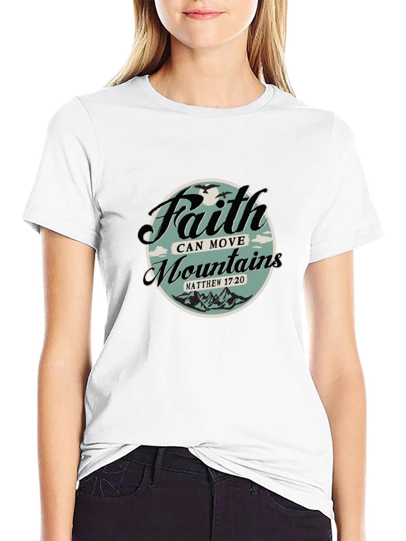 Faith Can Move Mountains Graphic T-Shirt