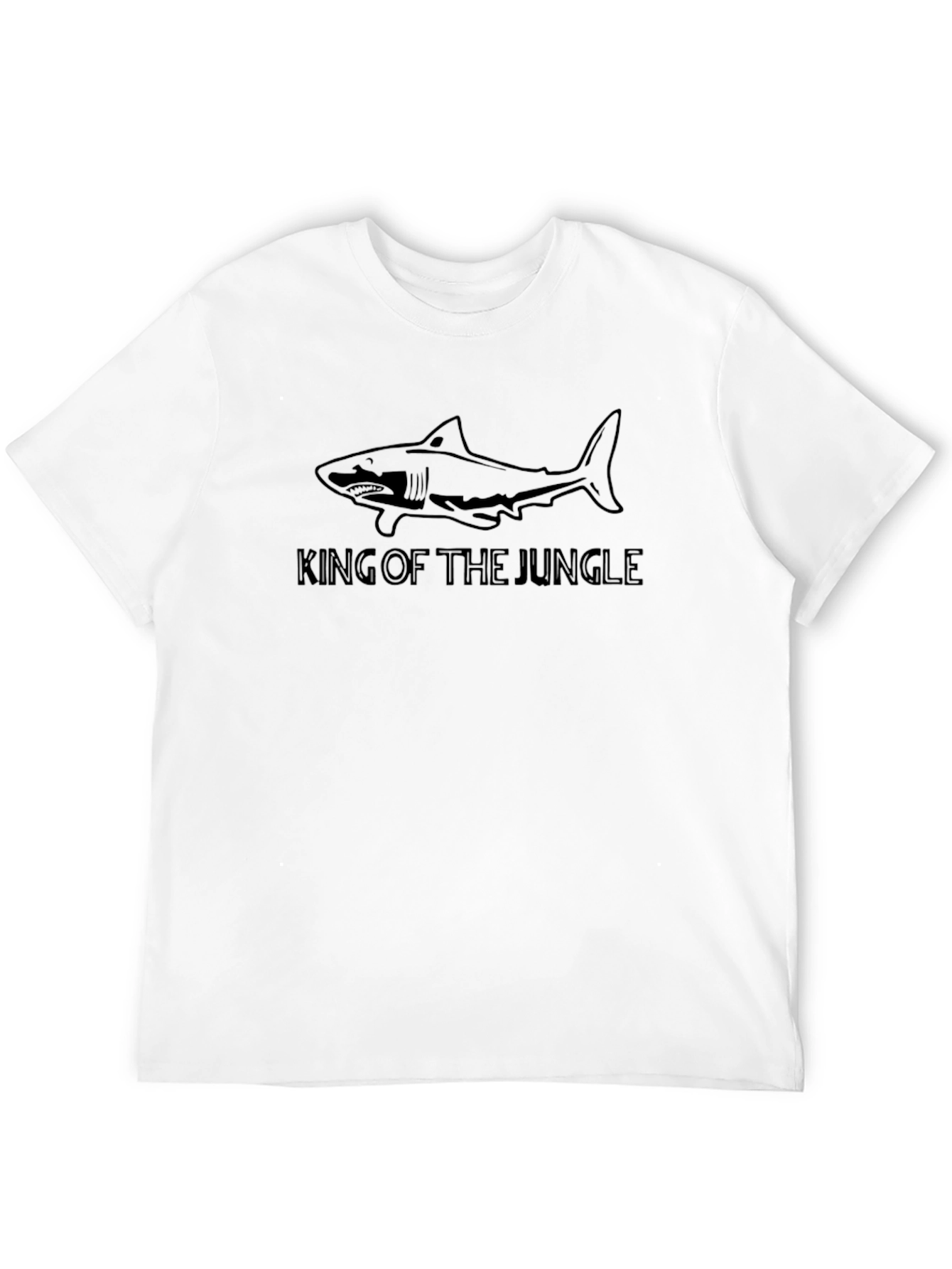 King of the Jungle Shark Graphic T-Shirt