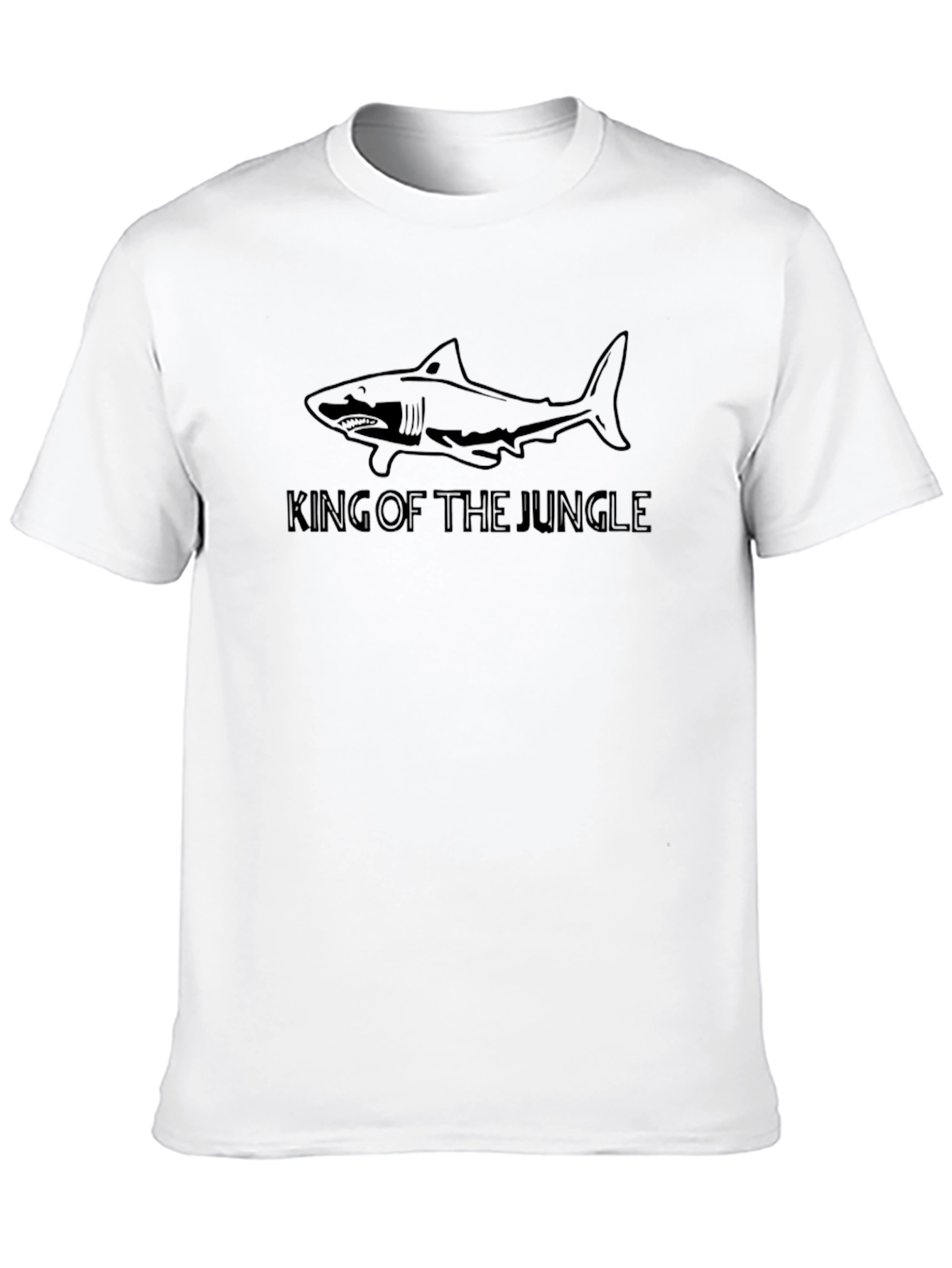 King of the Jungle Shark Graphic T-Shirt