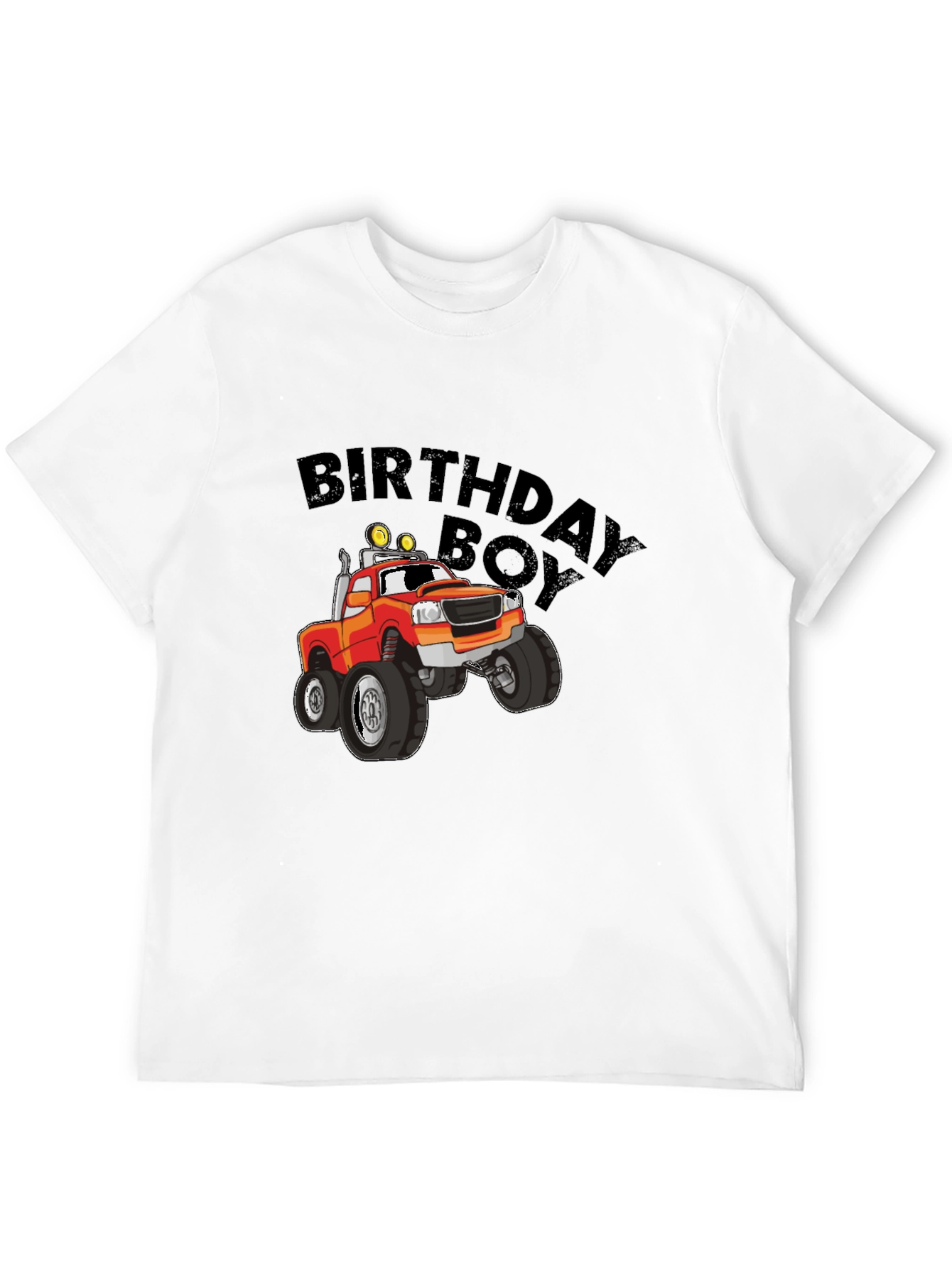 Birthday Boy Monster Truck Graphic Tee