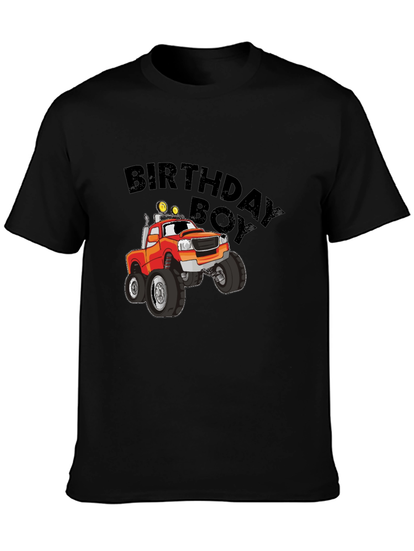 Birthday Boy Monster Truck Graphic Tee