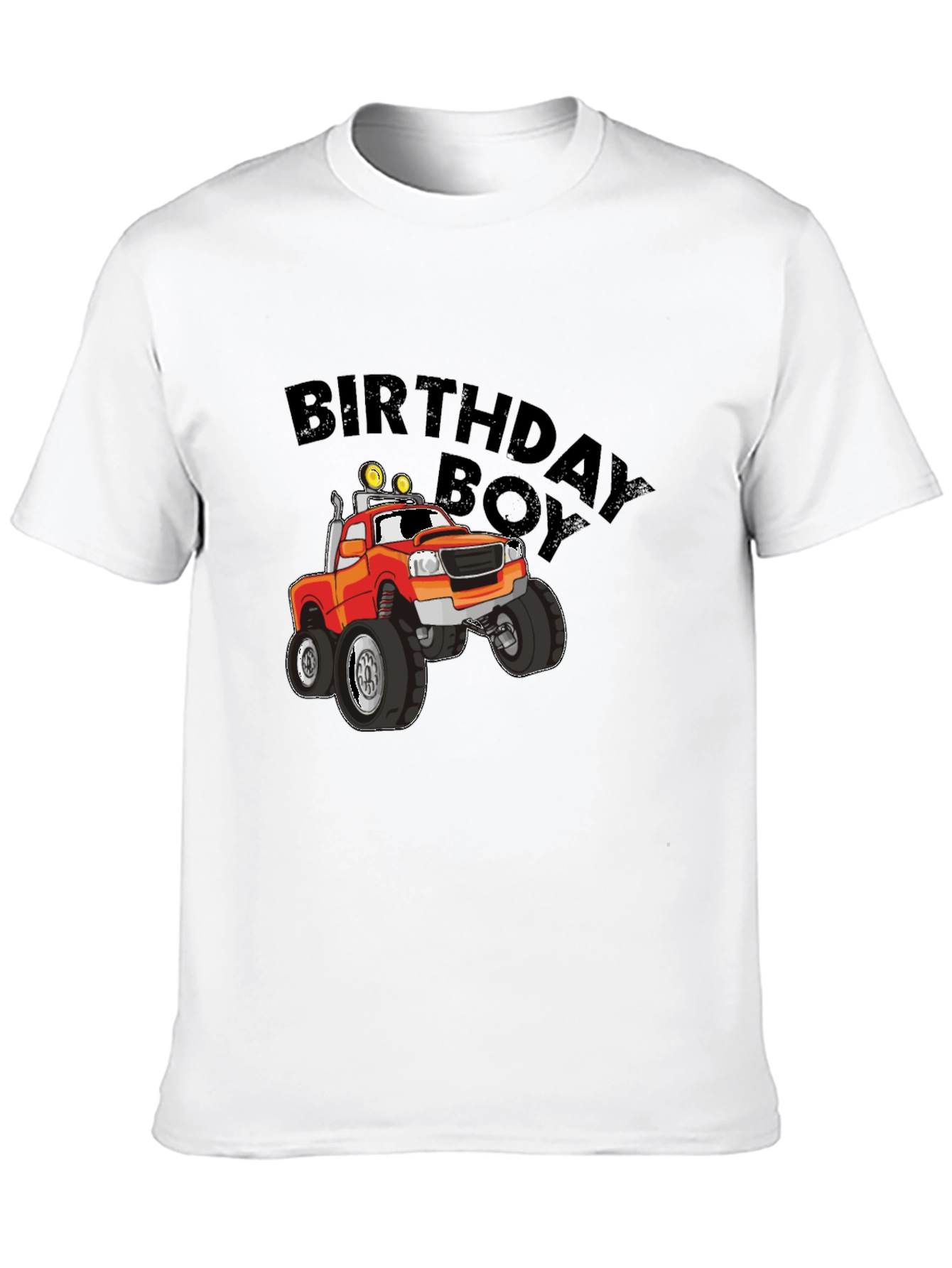 Birthday Boy Monster Truck Graphic Tee