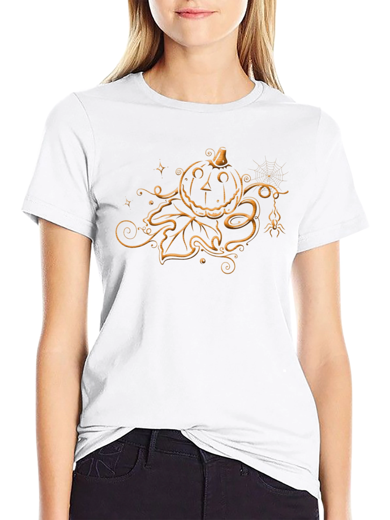 Halloween Pumpkin Graphic Tee