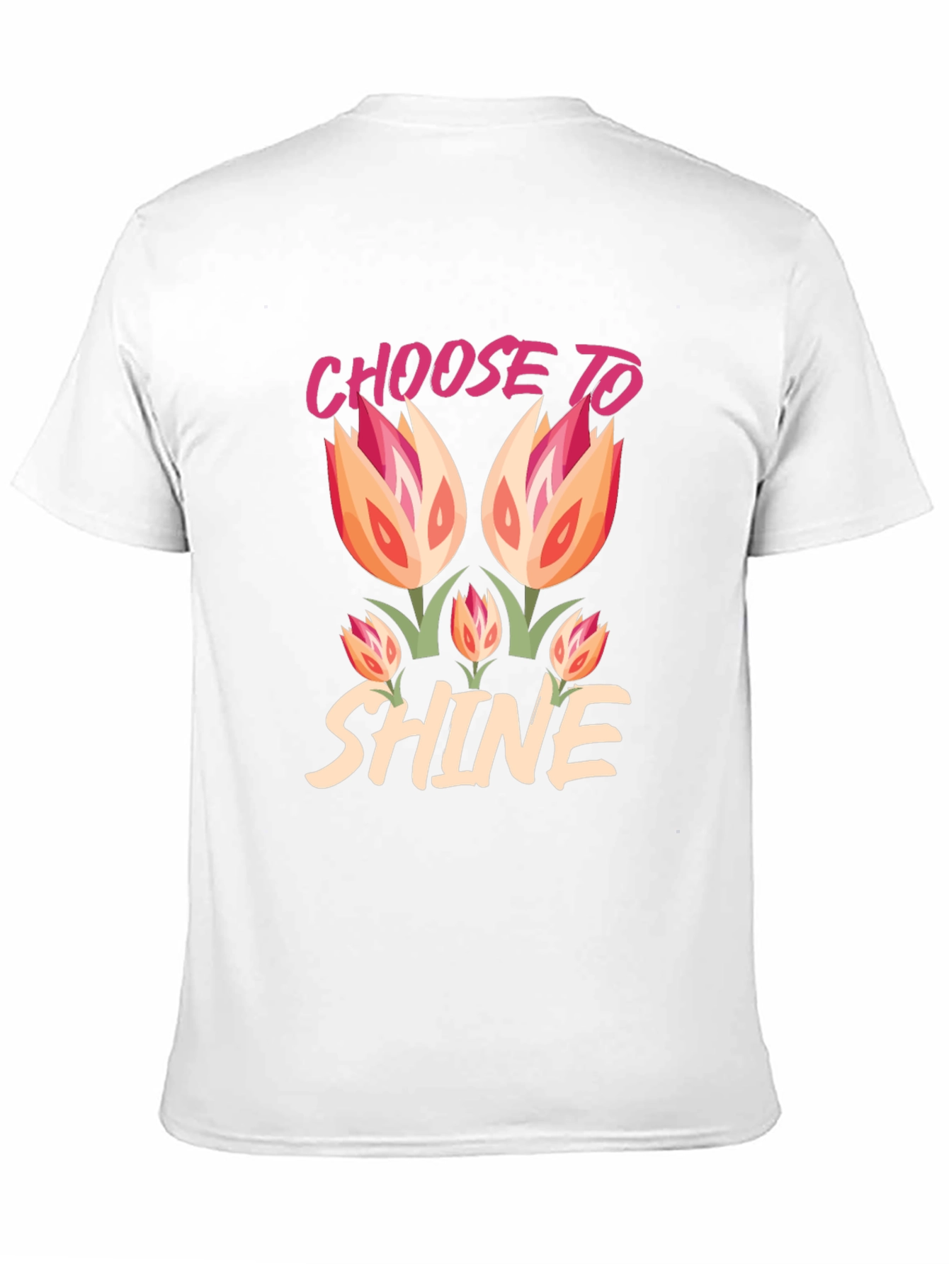 Choose to Shine Graphic Tee - Black Cotton Blend
