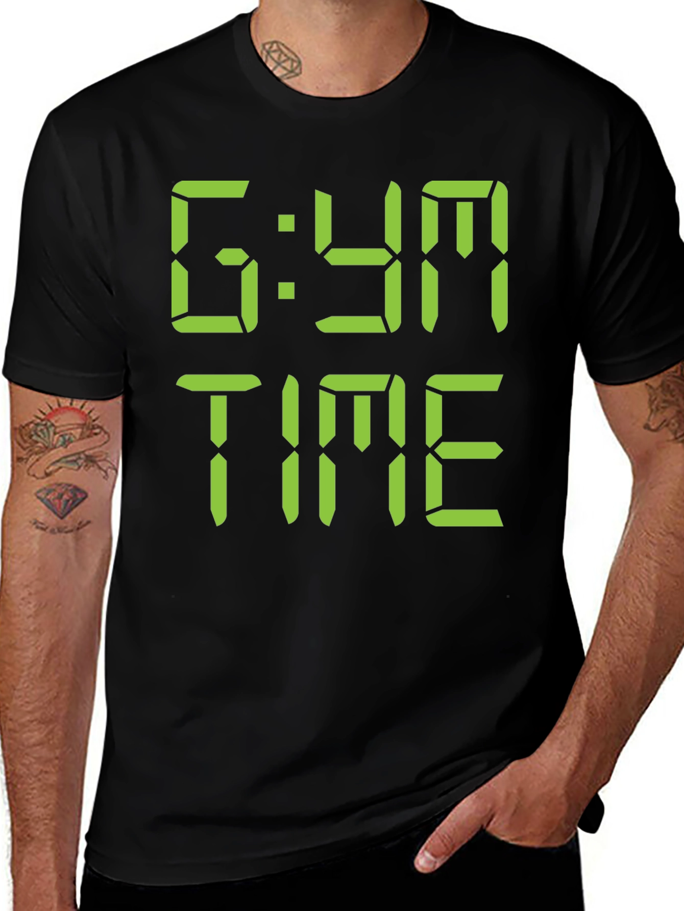 Gym Time Digital Display T-Shirt