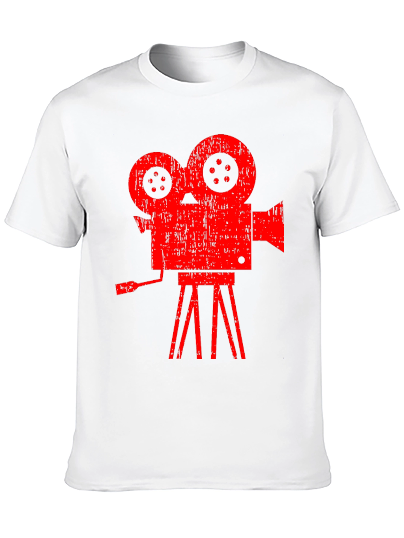 Retro Movie Camera Graphic T-Shirt
