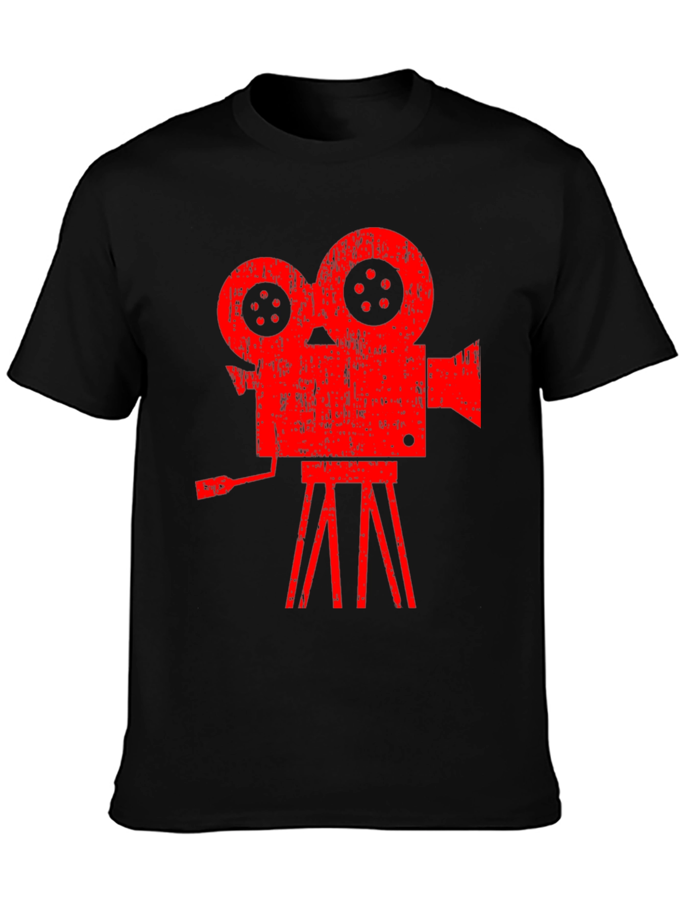 Retro Movie Camera Graphic T-Shirt