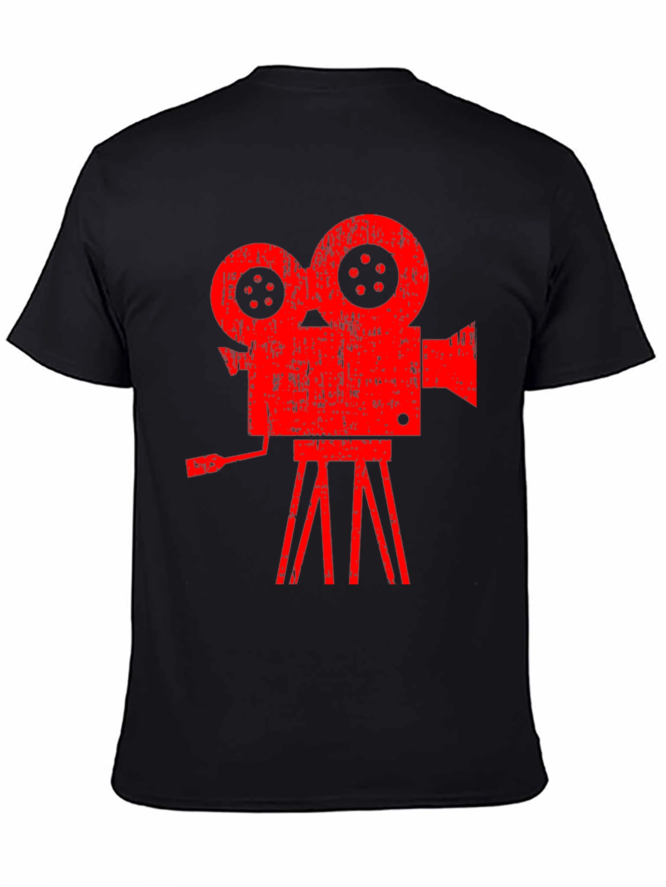 Retro Movie Camera Graphic T-Shirt