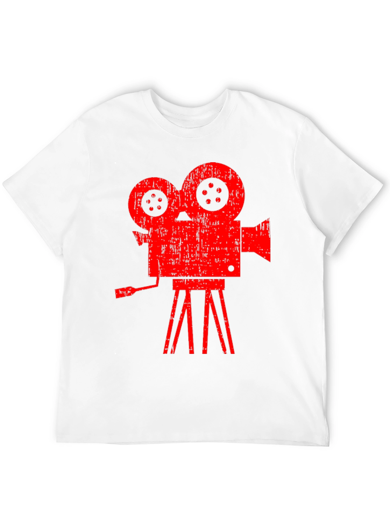 Retro Movie Camera Graphic T-Shirt