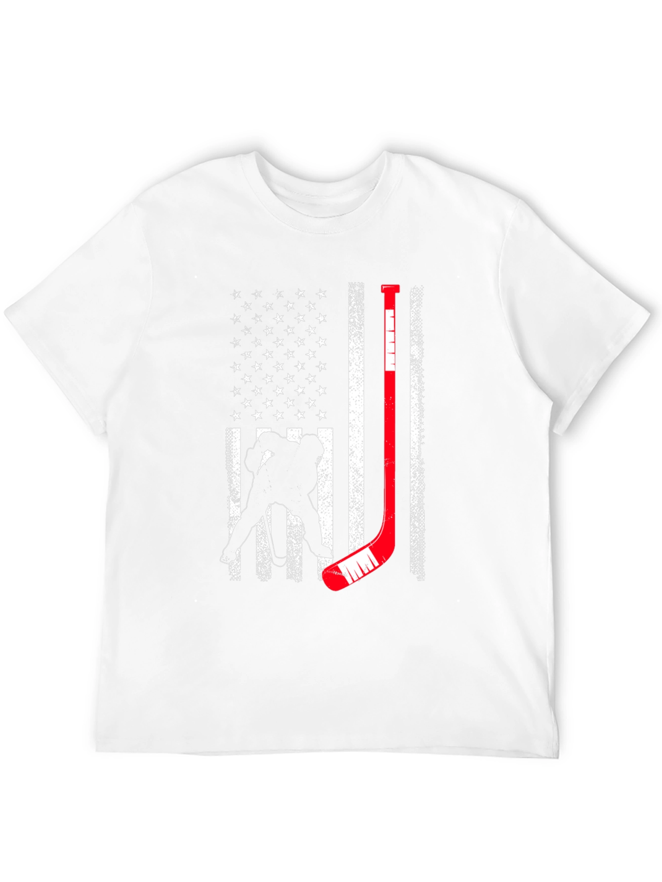 Hockey USA Flag Graphic Tee
