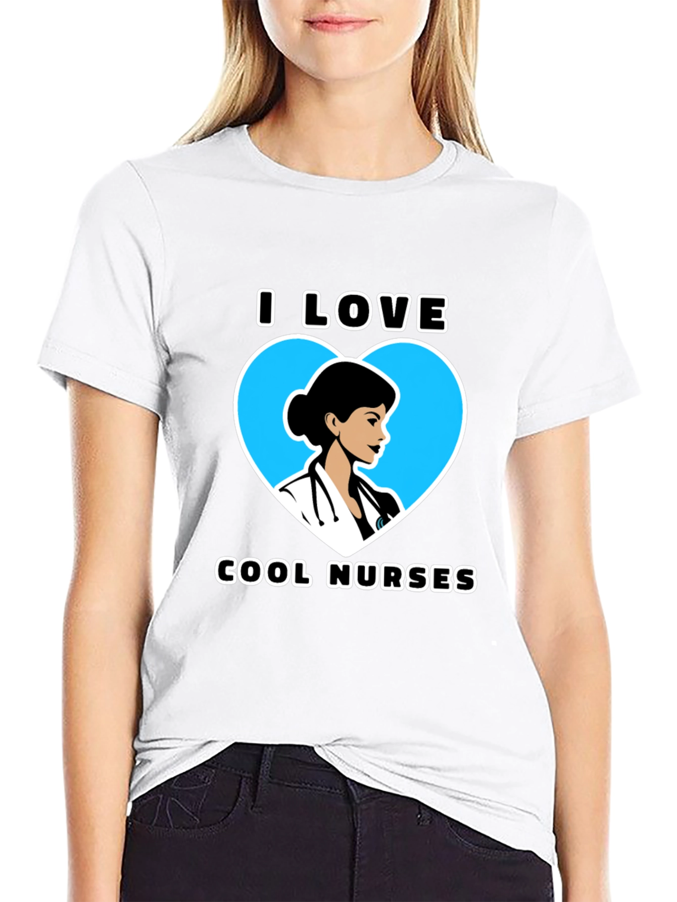 I Love Cool Nurses Graphic Tee