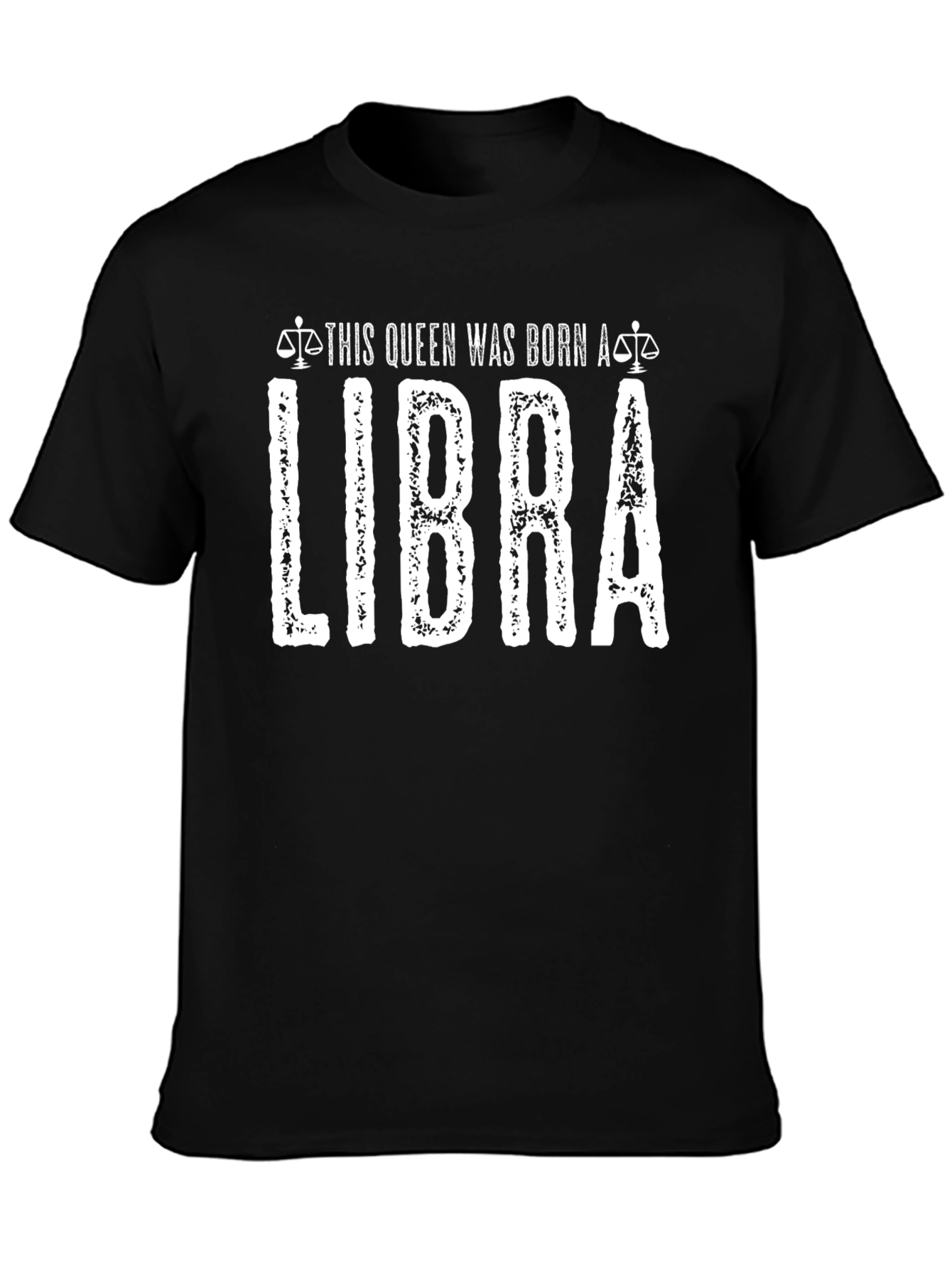 Libra Queen Graphic Tee - Zodiac Birthday Gift